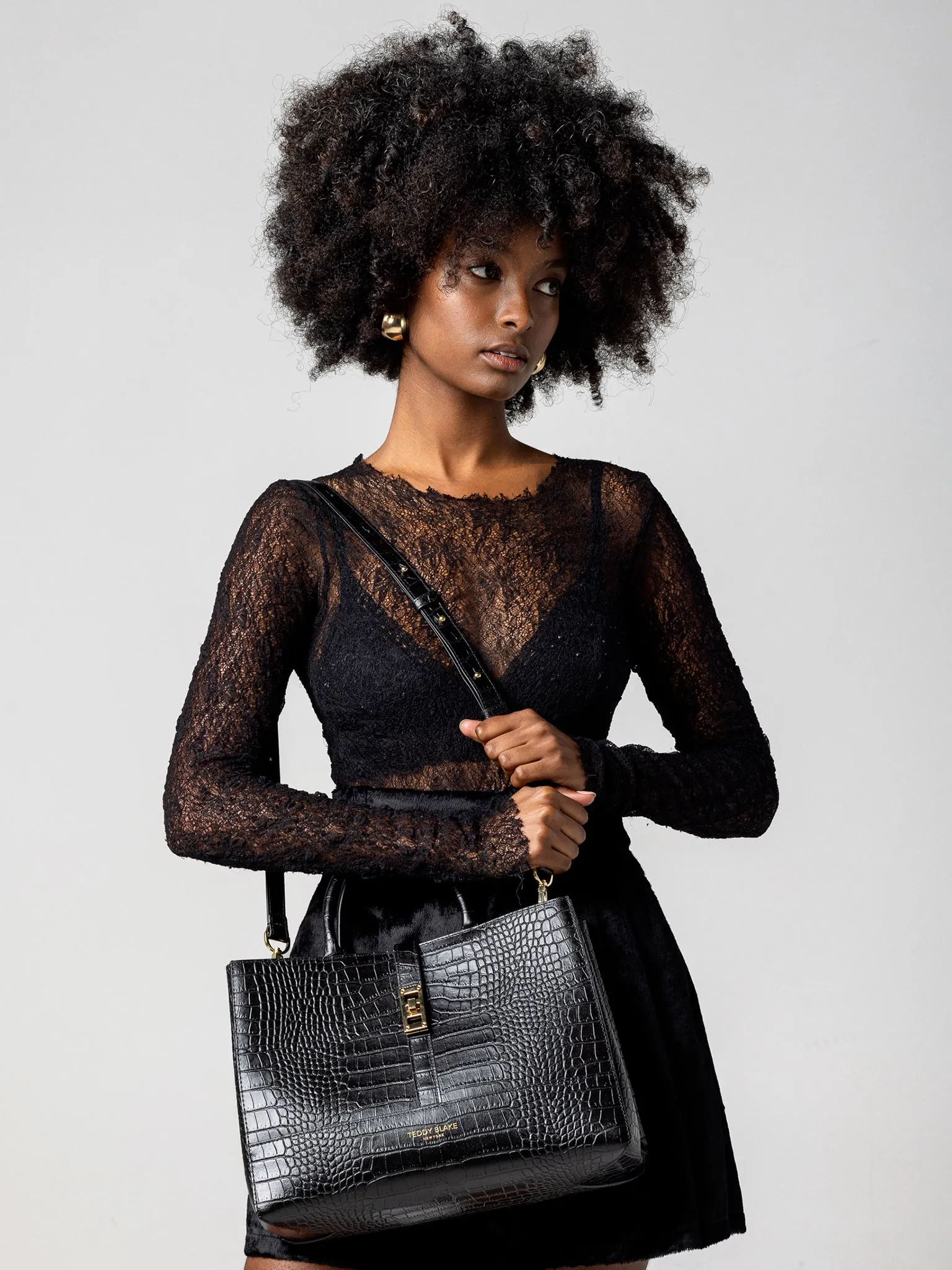 Lola Croco 12 - Black