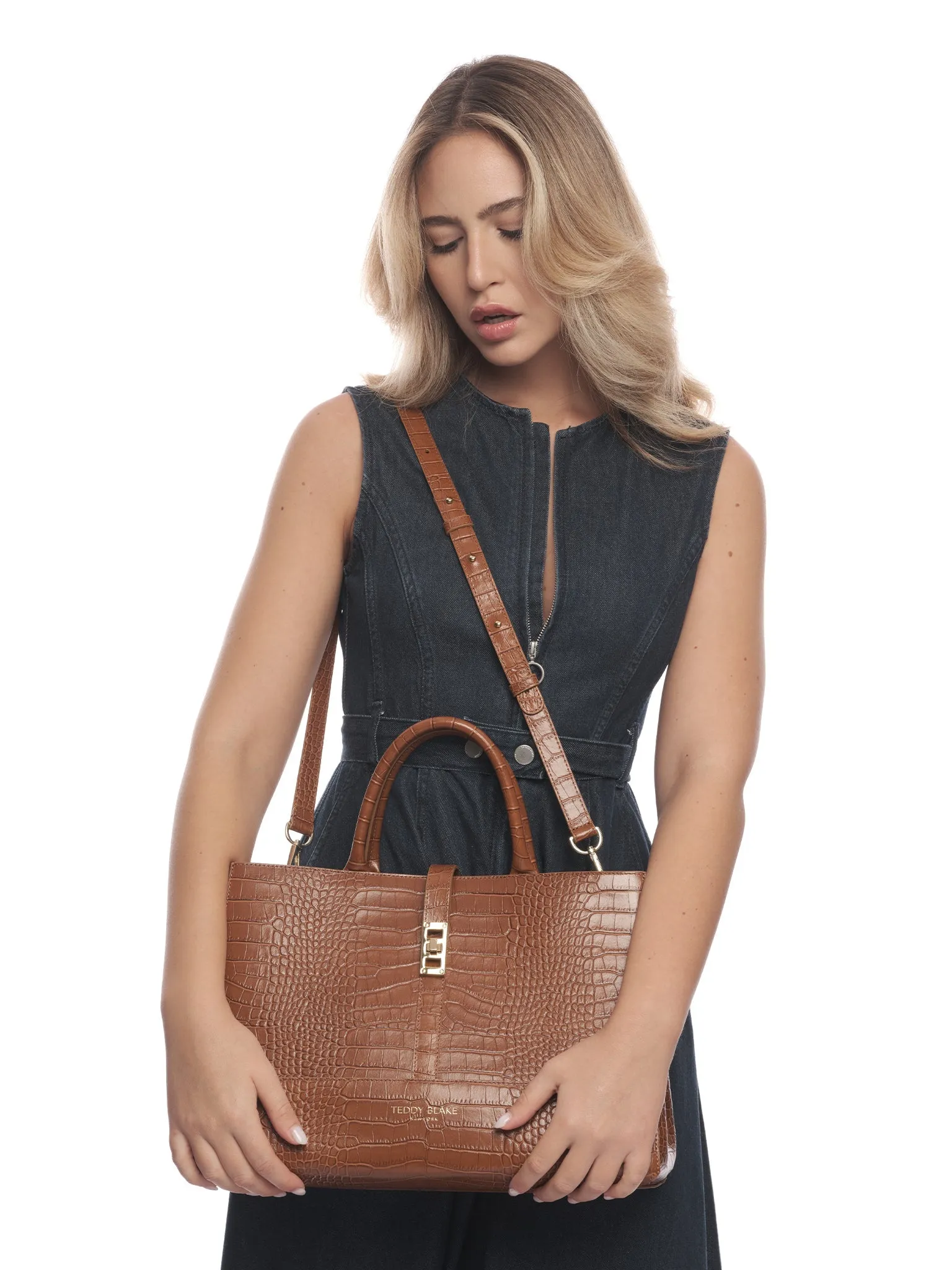 Lola Croco 15 - Camel Brown