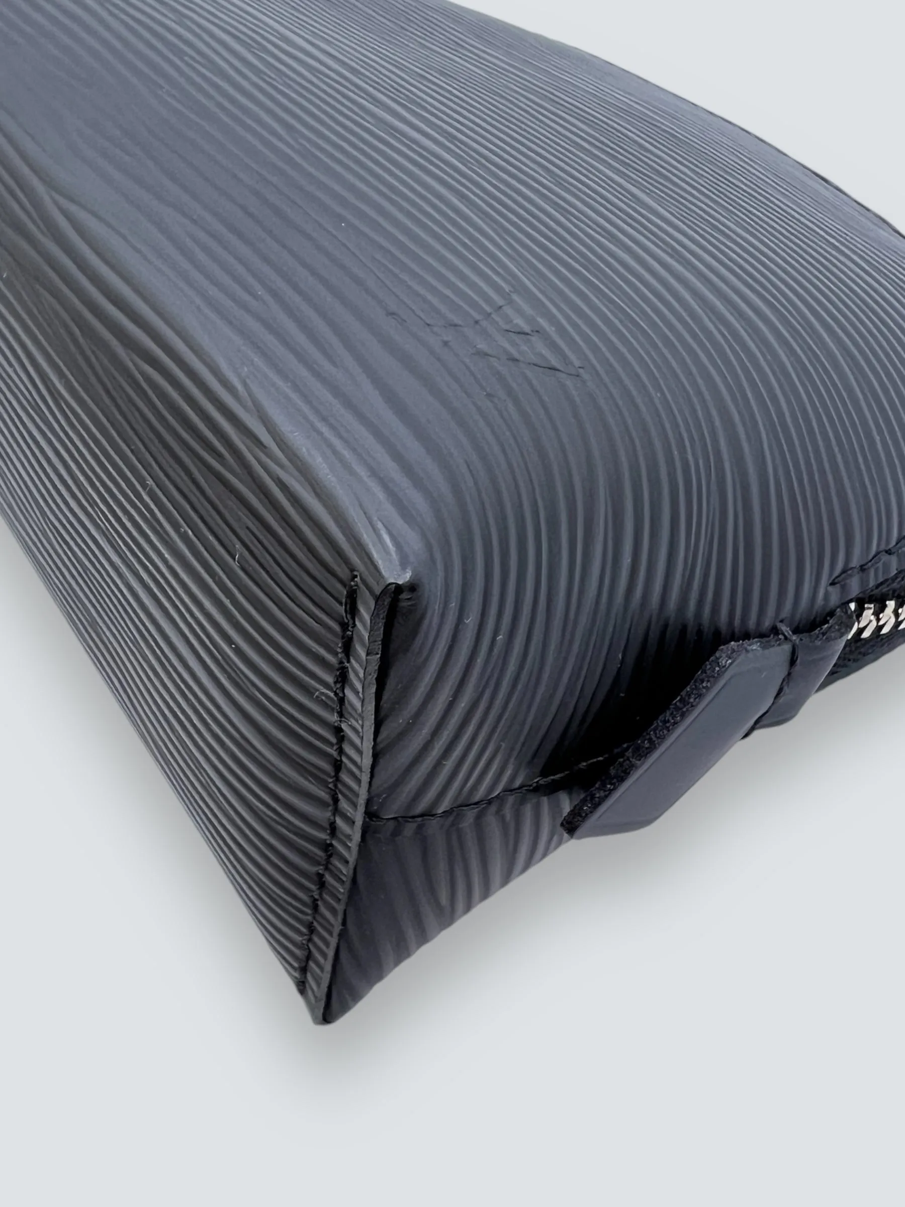 Louis Vuitton Black Epi Leather Makeup Pouch