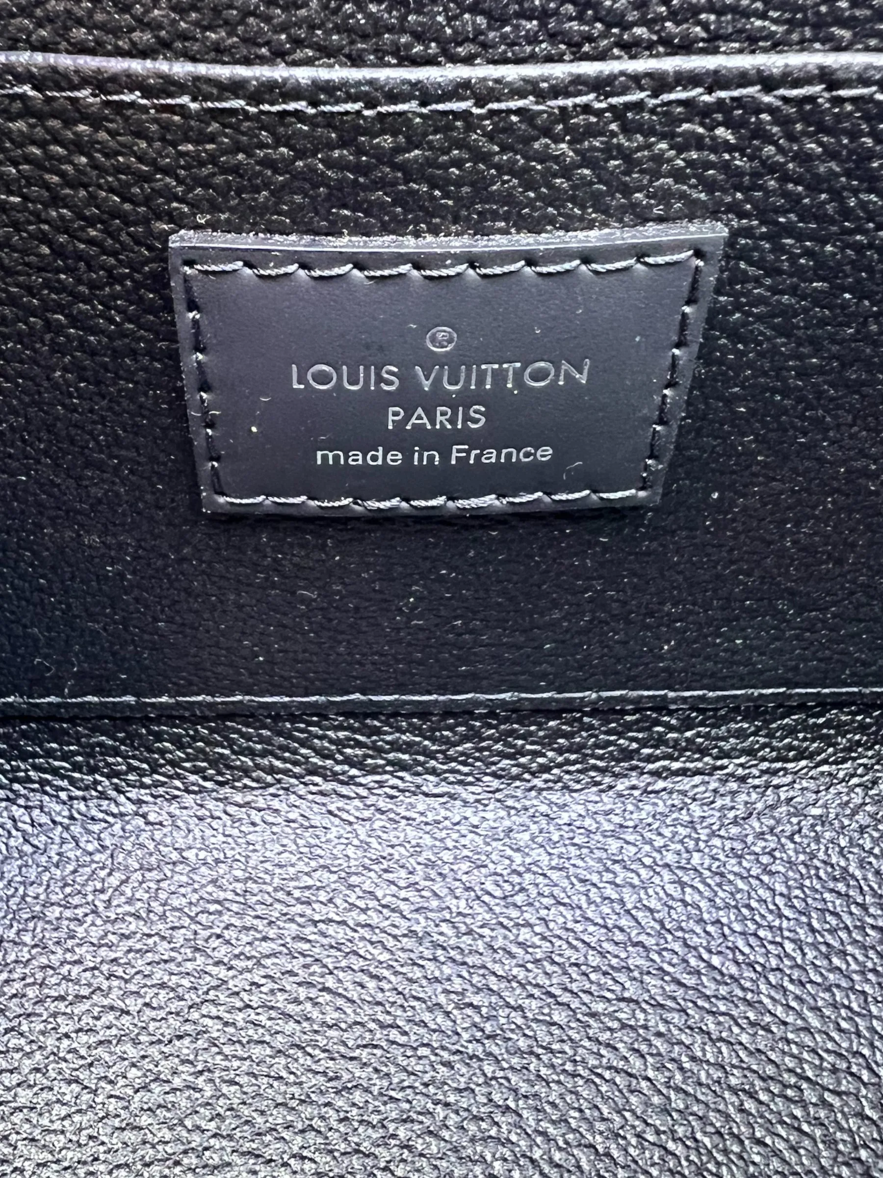 Louis Vuitton Black Epi Leather Makeup Pouch