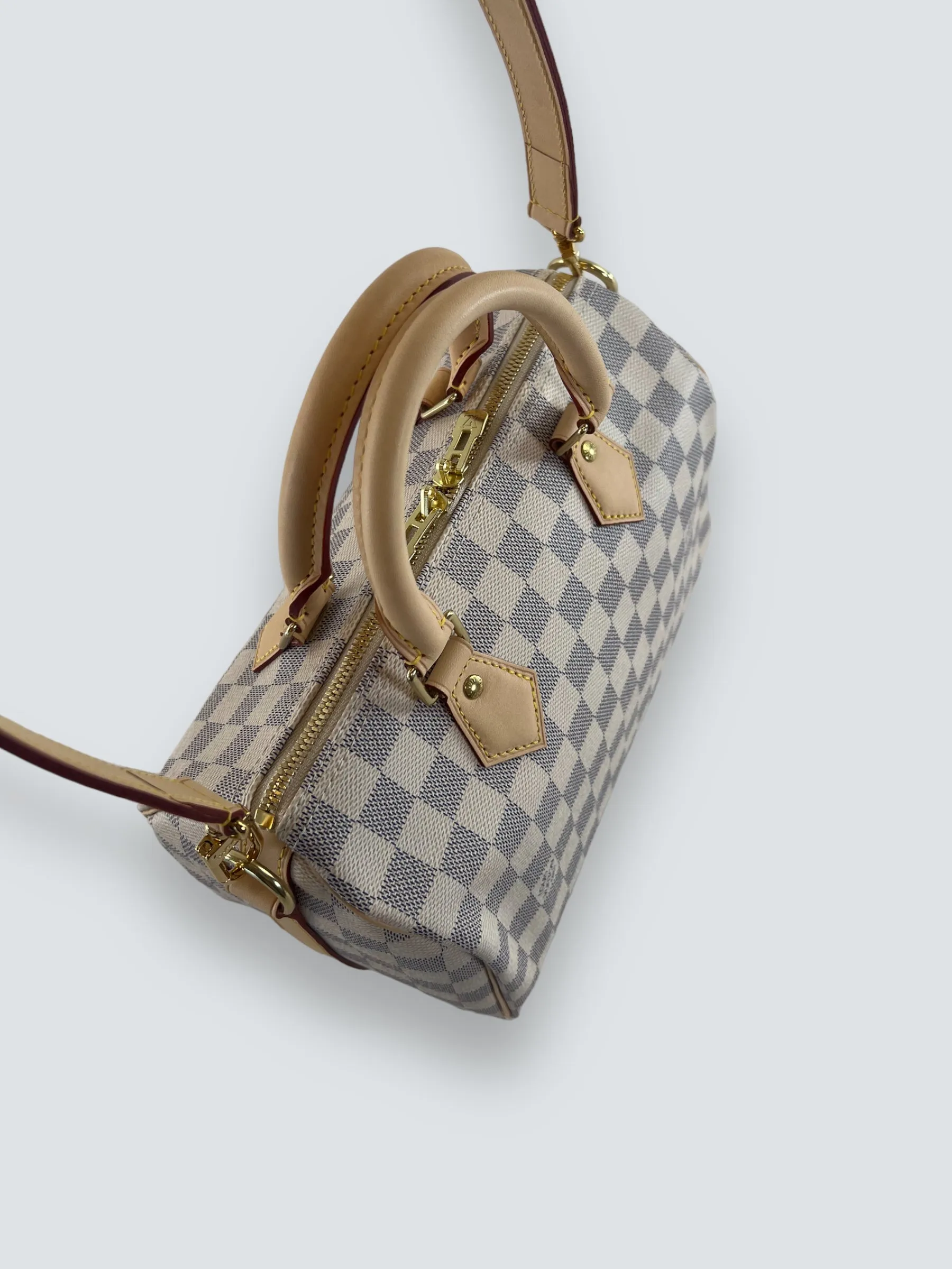 Louis Vuitton Damier Azur Canvas Speedy 25 Bandouliere