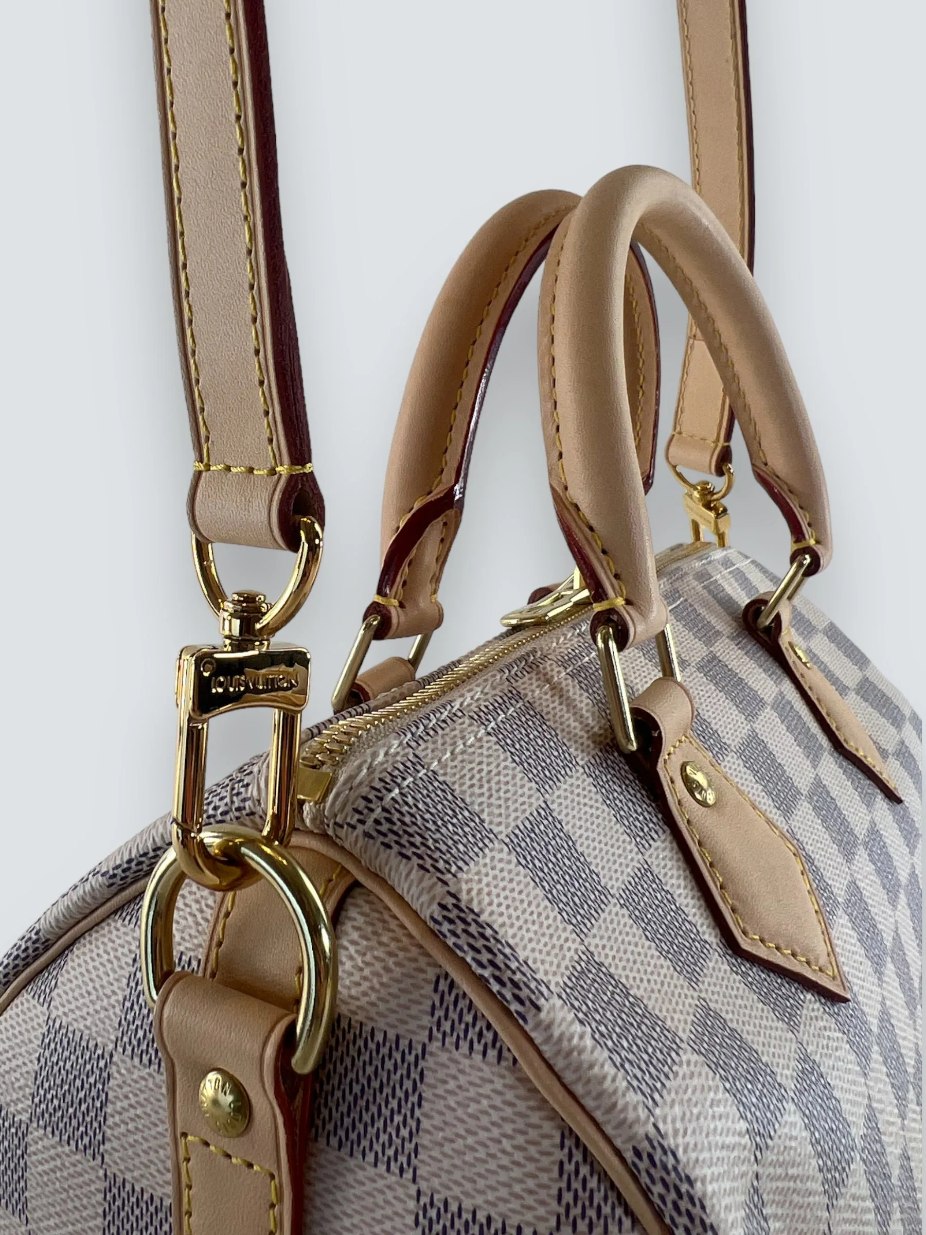 Louis Vuitton Damier Azur Canvas Speedy 25 Bandouliere