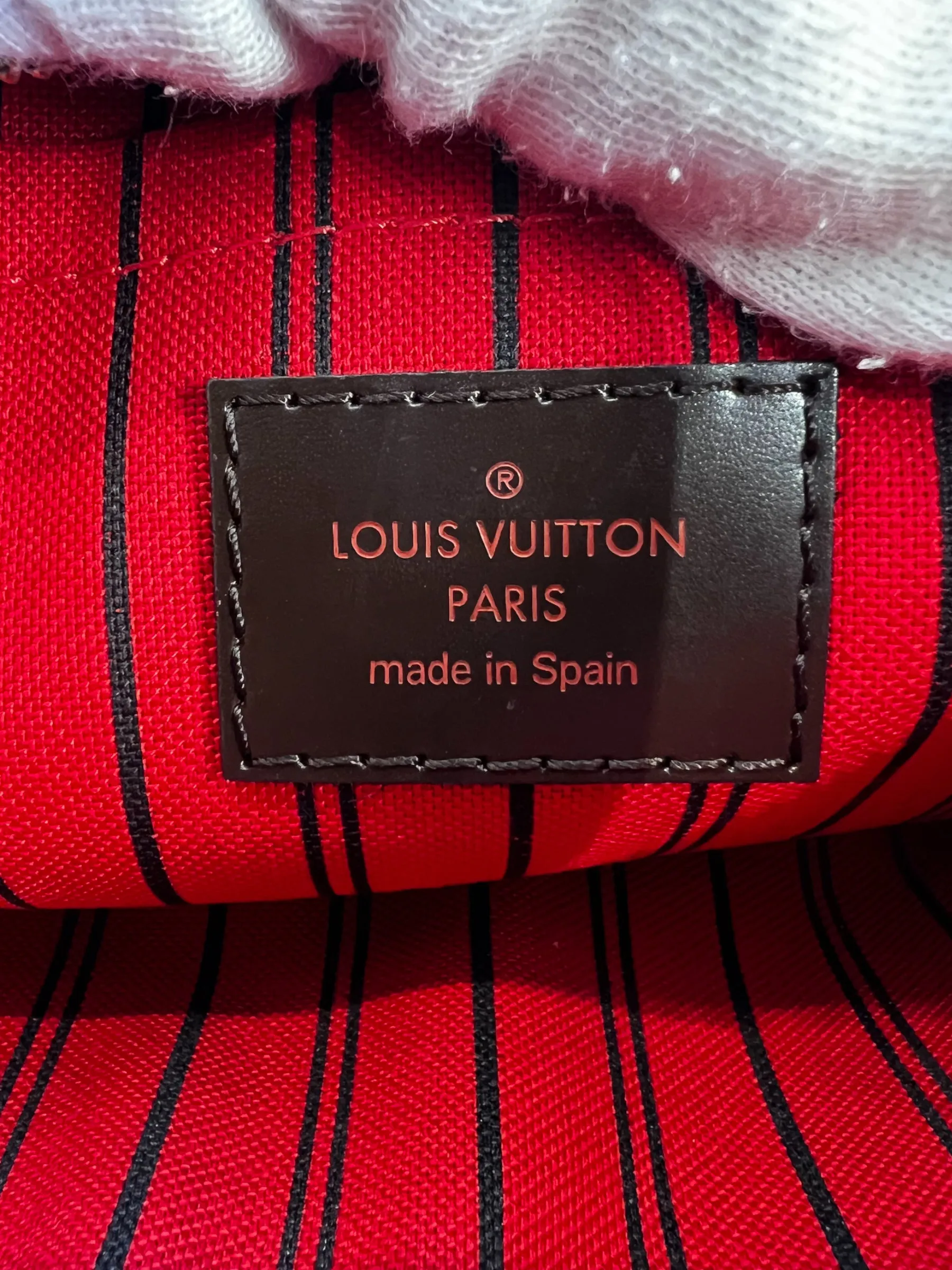 Louis Vuitton Damier Ebene Canvas Pochette