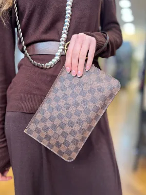 Louis Vuitton Damier Ebene Canvas Pochette