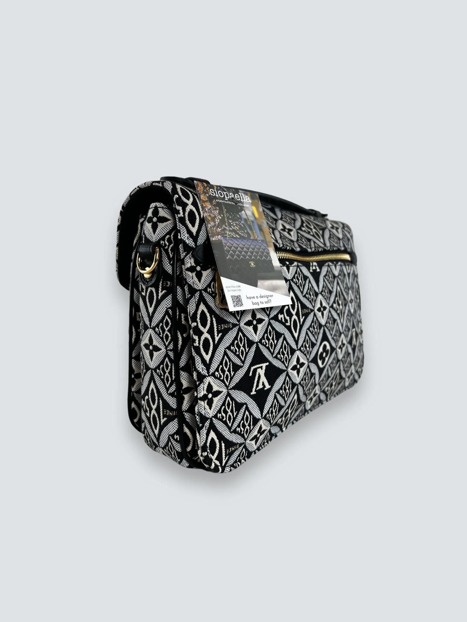 Louis Vuitton Limited Edition Monochrome Canvas 1854 Pochette Metis