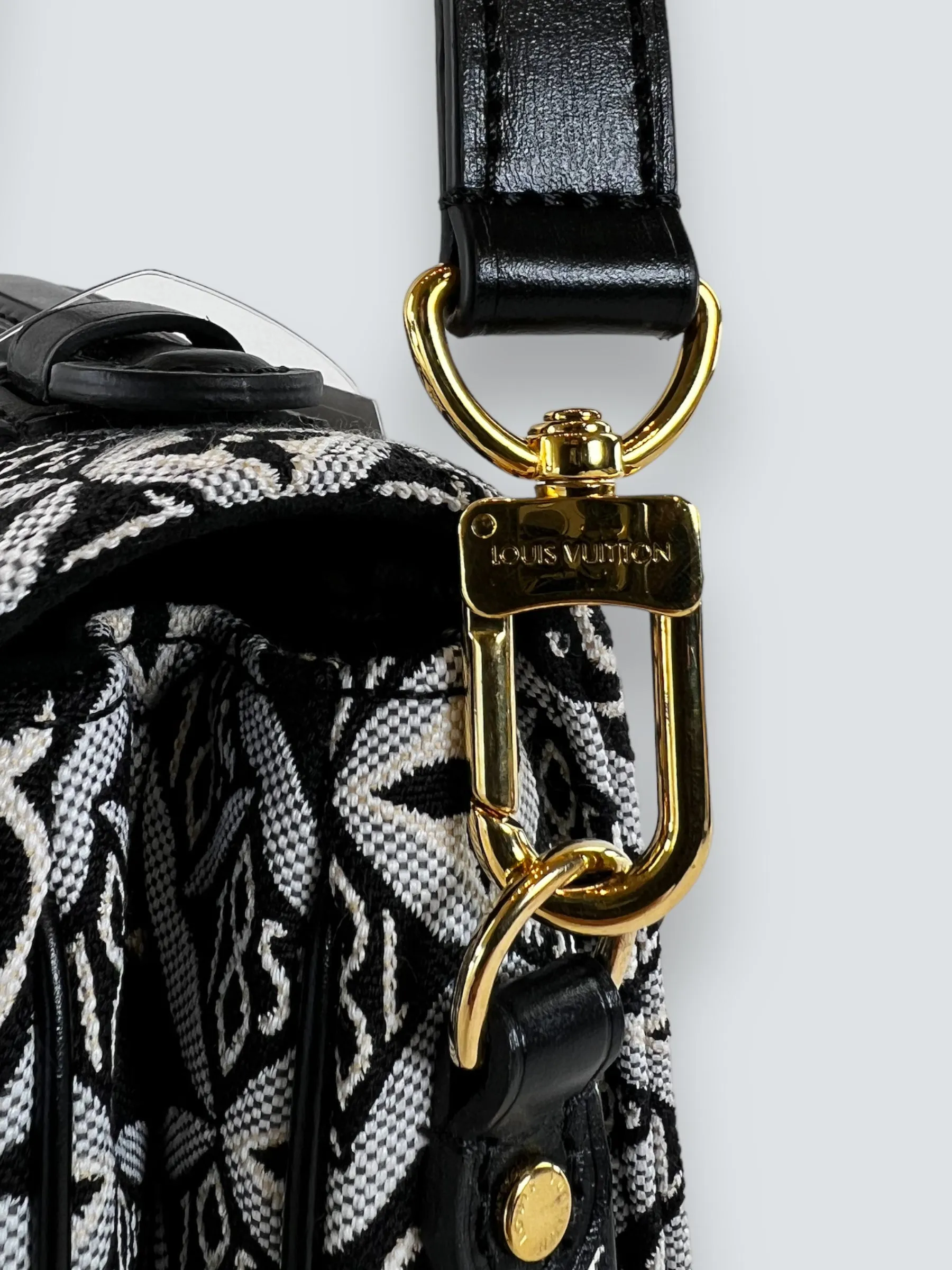 Louis Vuitton Limited Edition Monochrome Canvas 1854 Pochette Metis