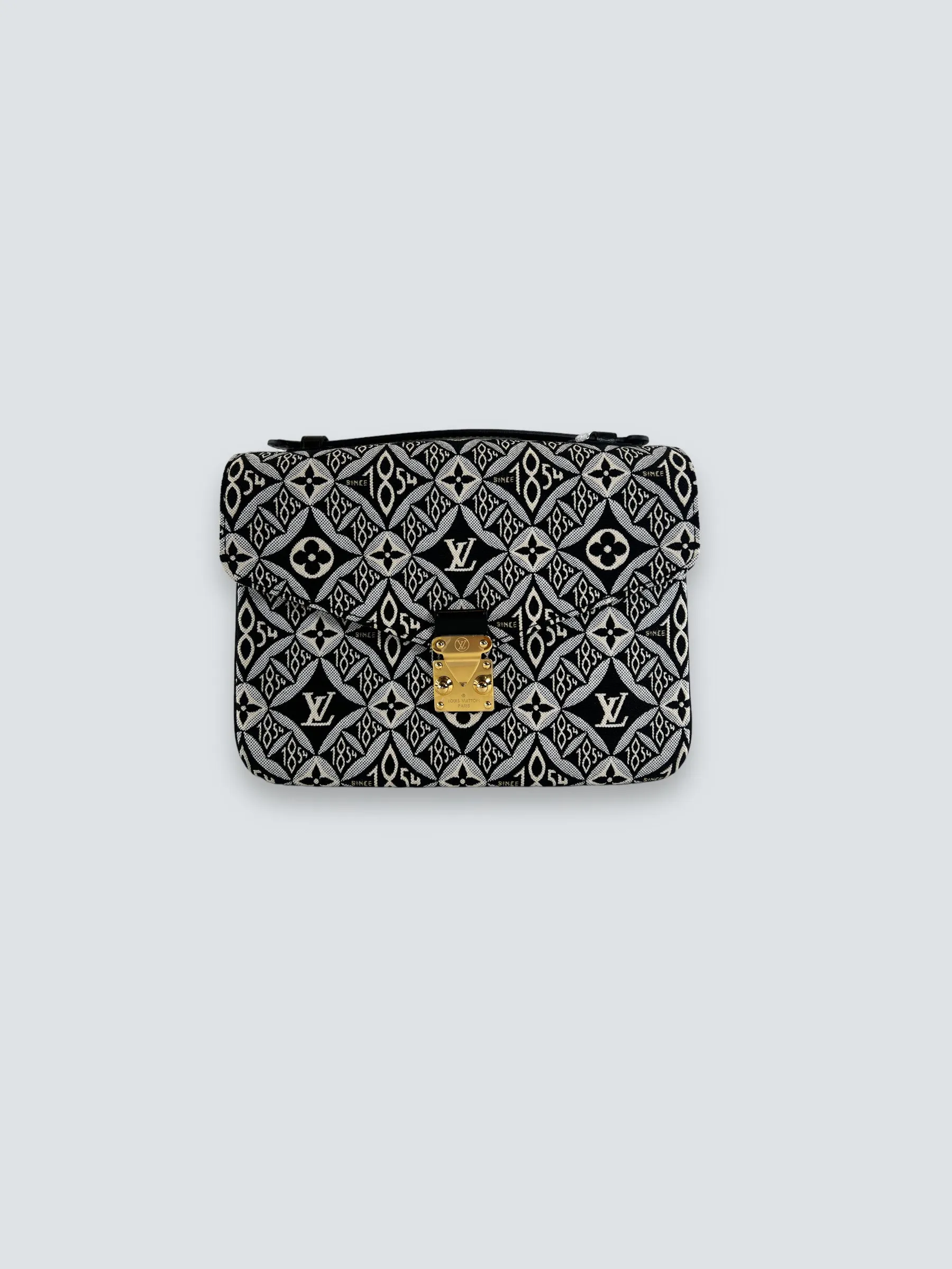 Louis Vuitton Limited Edition Monochrome Canvas 1854 Pochette Metis