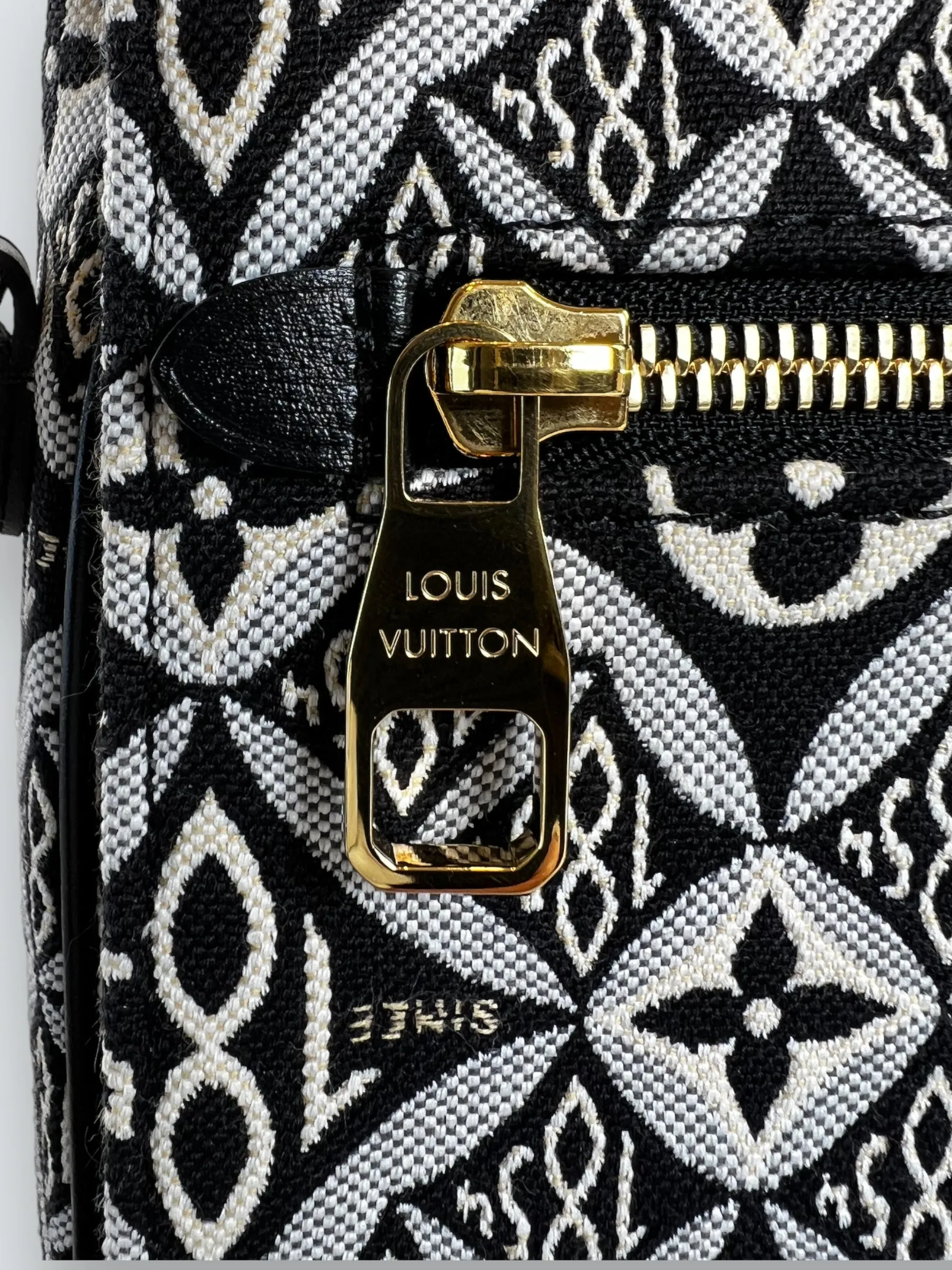 Louis Vuitton Limited Edition Monochrome Canvas 1854 Pochette Metis