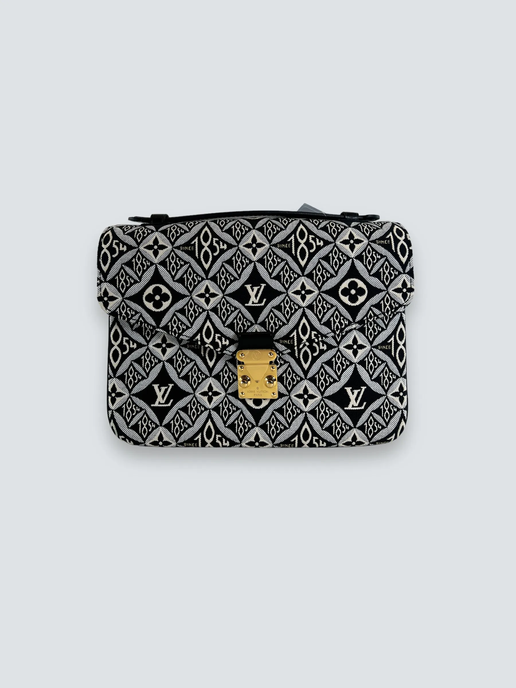 Louis Vuitton Limited Edition Monochrome Canvas 1854 Pochette Metis