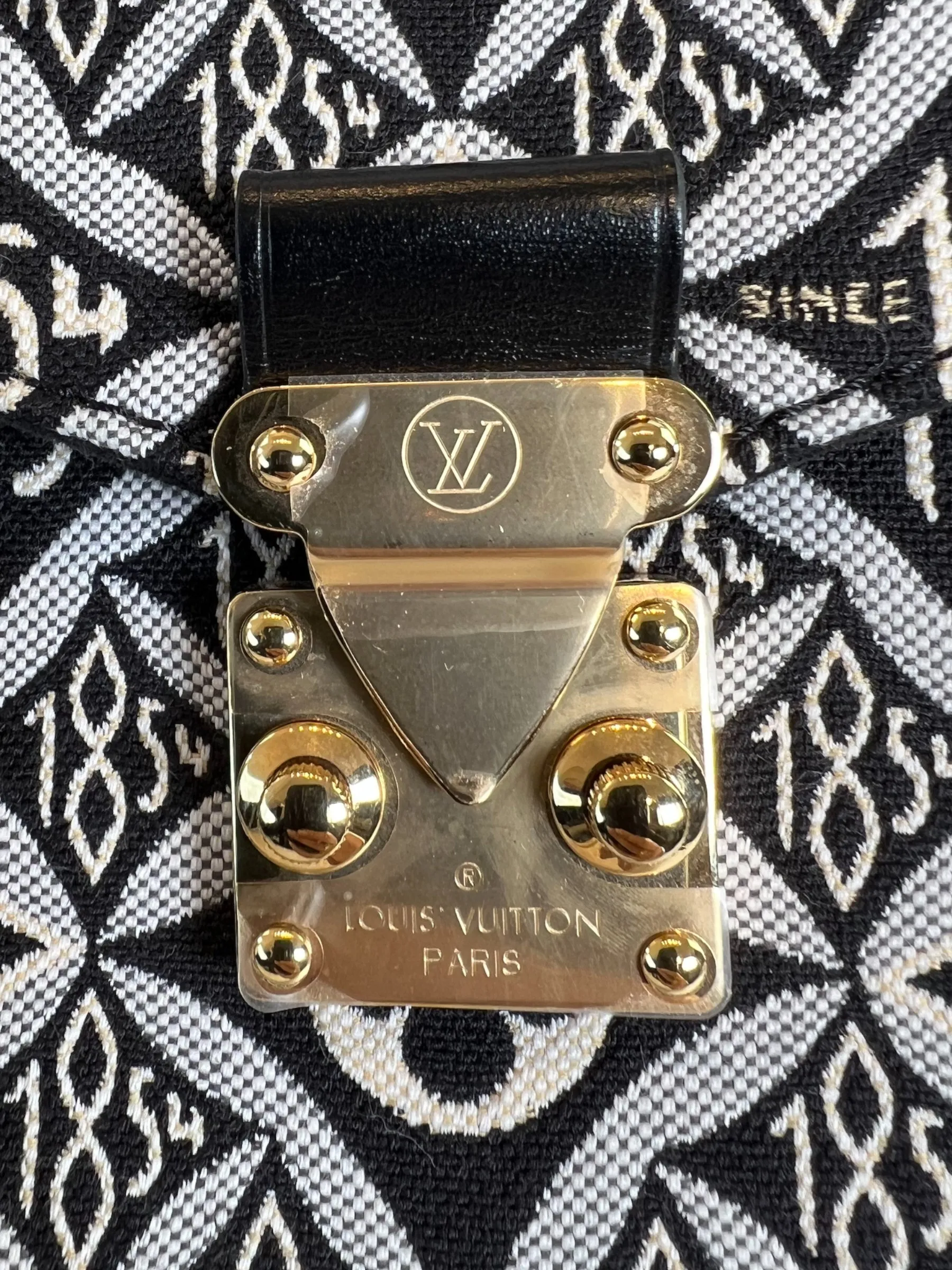 Louis Vuitton Limited Edition Monochrome Canvas 1854 Pochette Metis