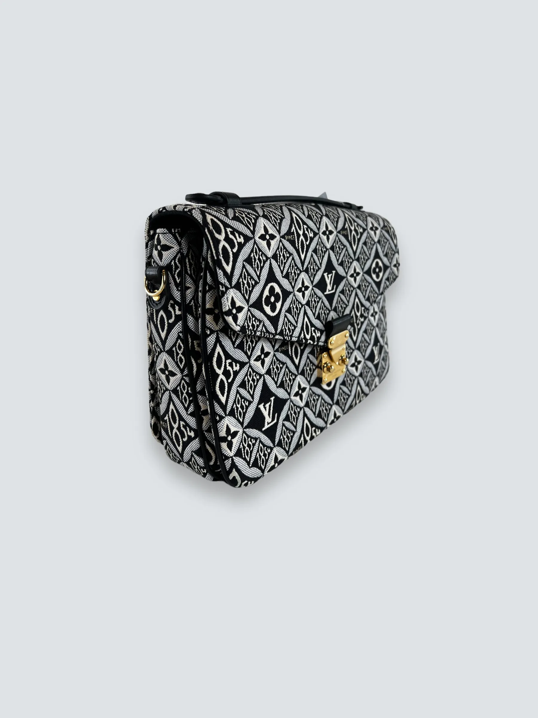 Louis Vuitton Limited Edition Monochrome Canvas 1854 Pochette Metis