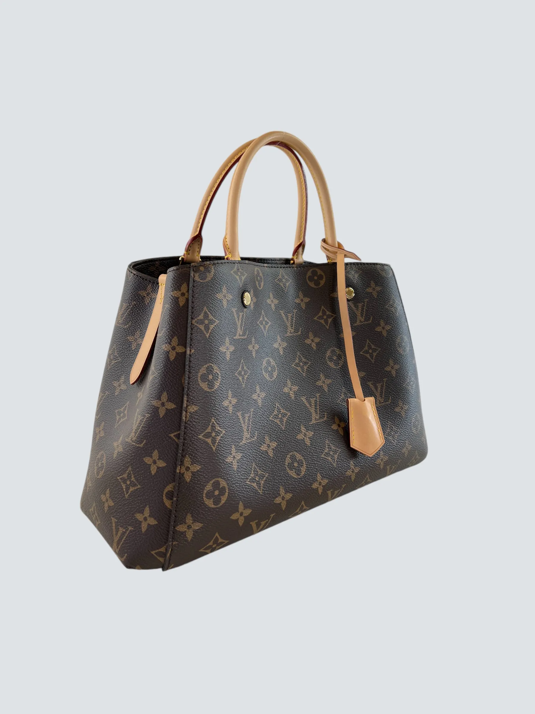 Louis Vuitton Monogram Canvas & Leather Montaigne Tote