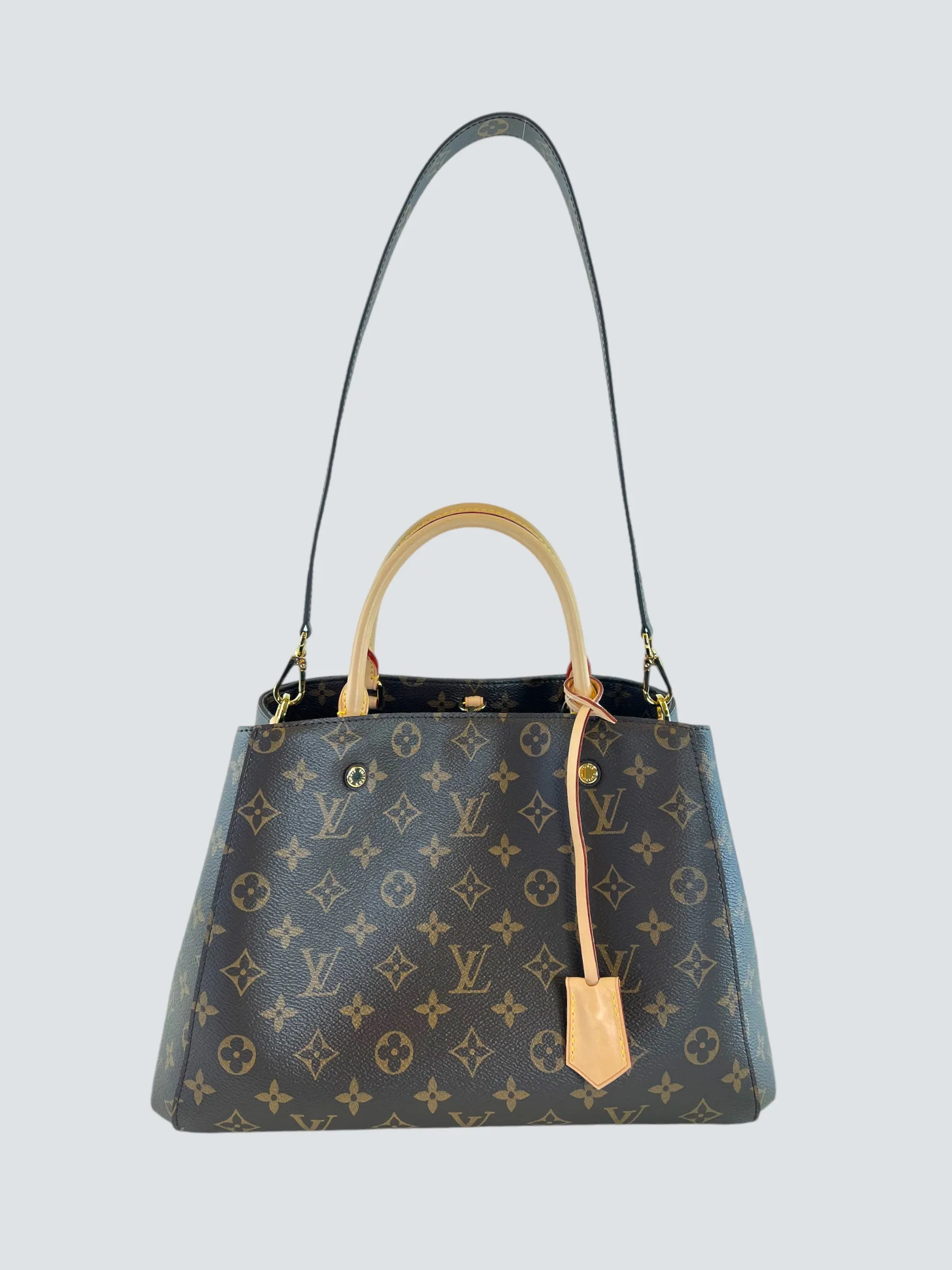 Louis Vuitton Monogram Canvas & Leather Montaigne Tote