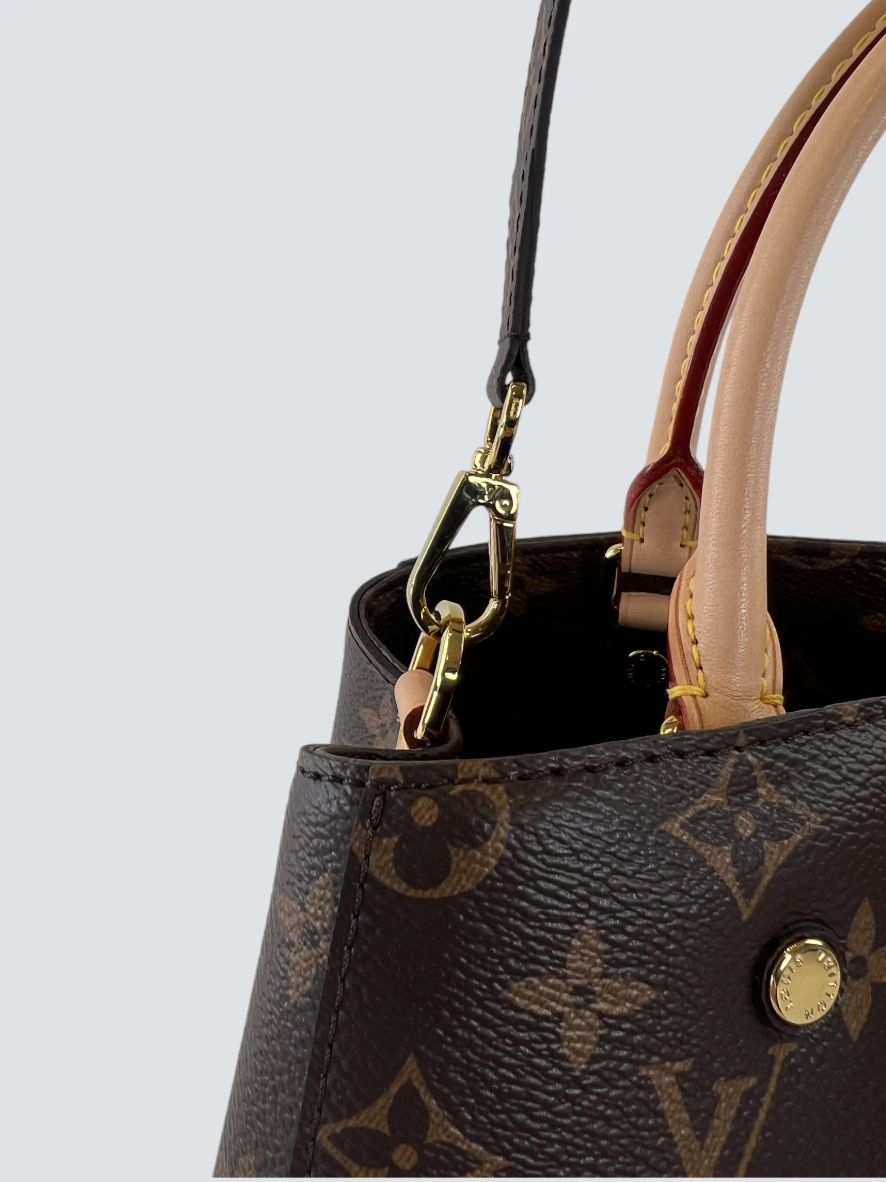 Louis Vuitton Monogram Canvas & Leather Montaigne Tote