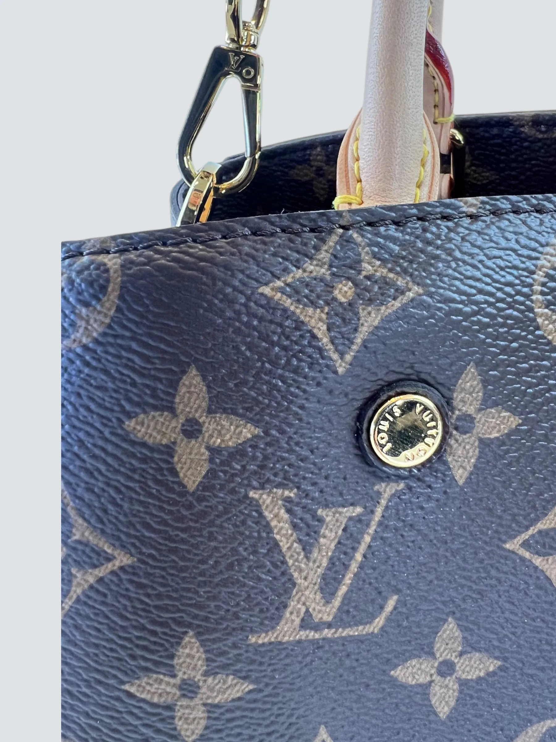 Louis Vuitton Monogram Canvas & Leather Montaigne Tote