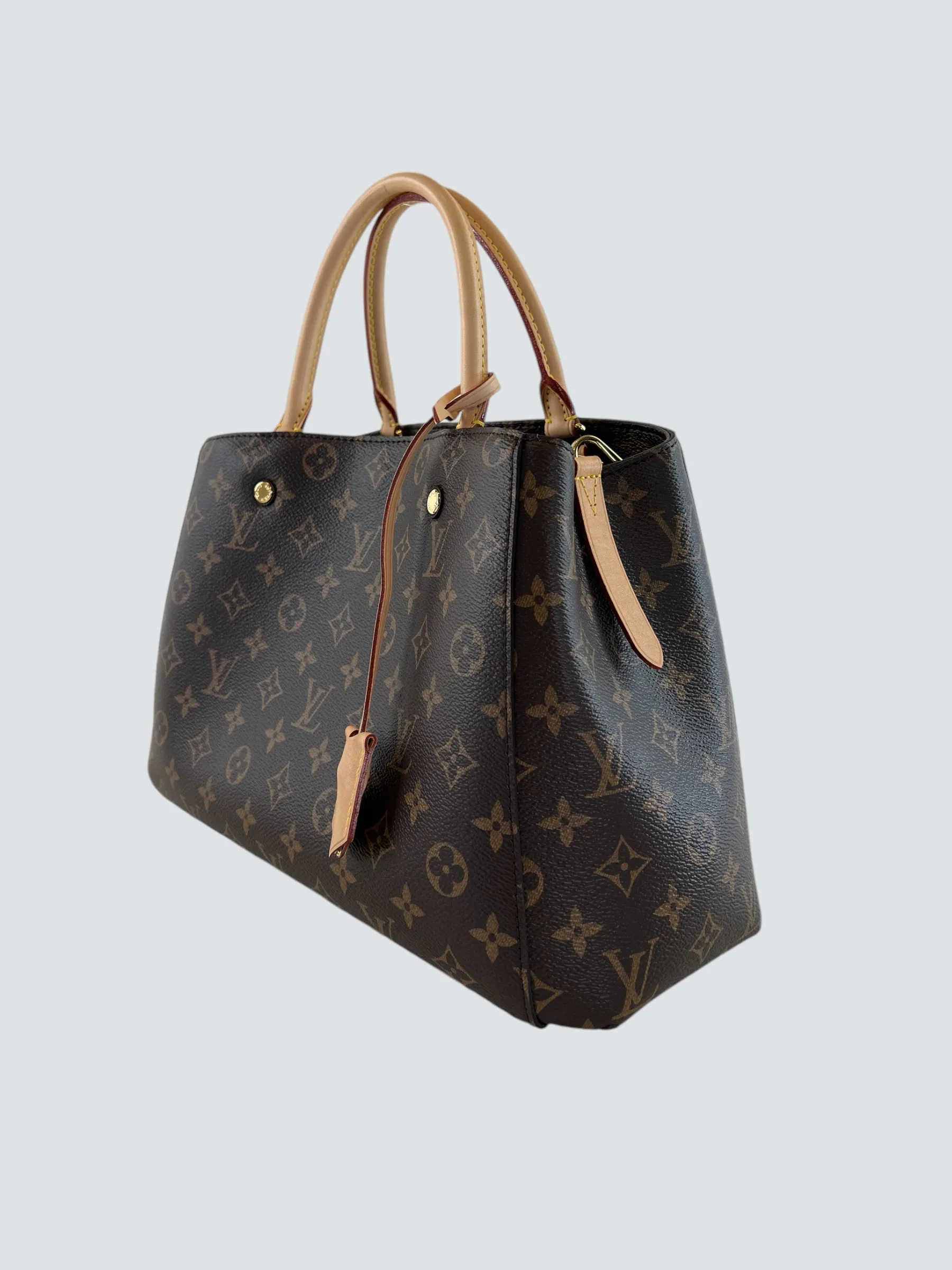 Louis Vuitton Monogram Canvas & Leather Montaigne Tote
