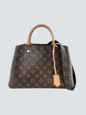 Louis Vuitton Monogram Canvas & Leather Montaigne Tote