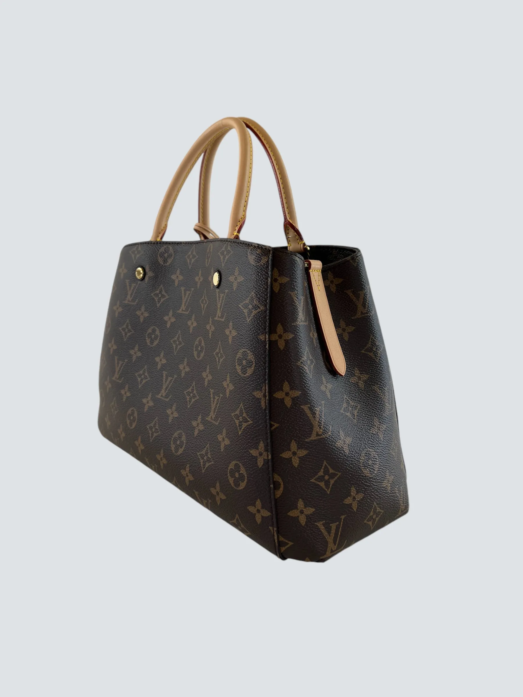 Louis Vuitton Monogram Canvas & Leather Montaigne Tote