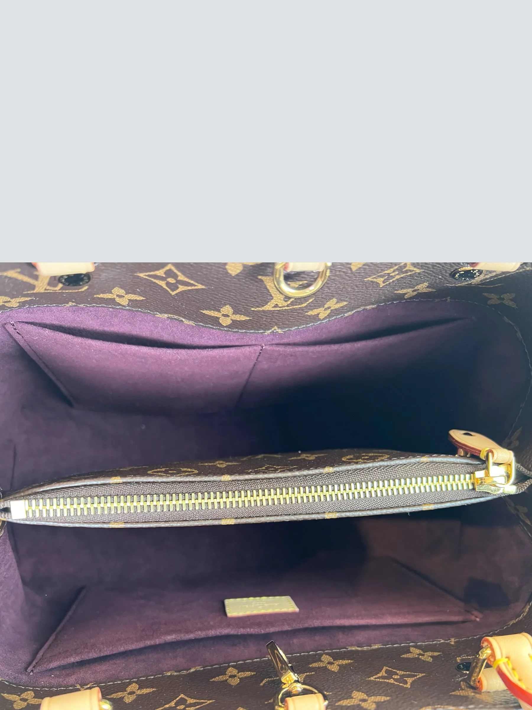 Louis Vuitton Monogram Canvas & Leather Montaigne Tote