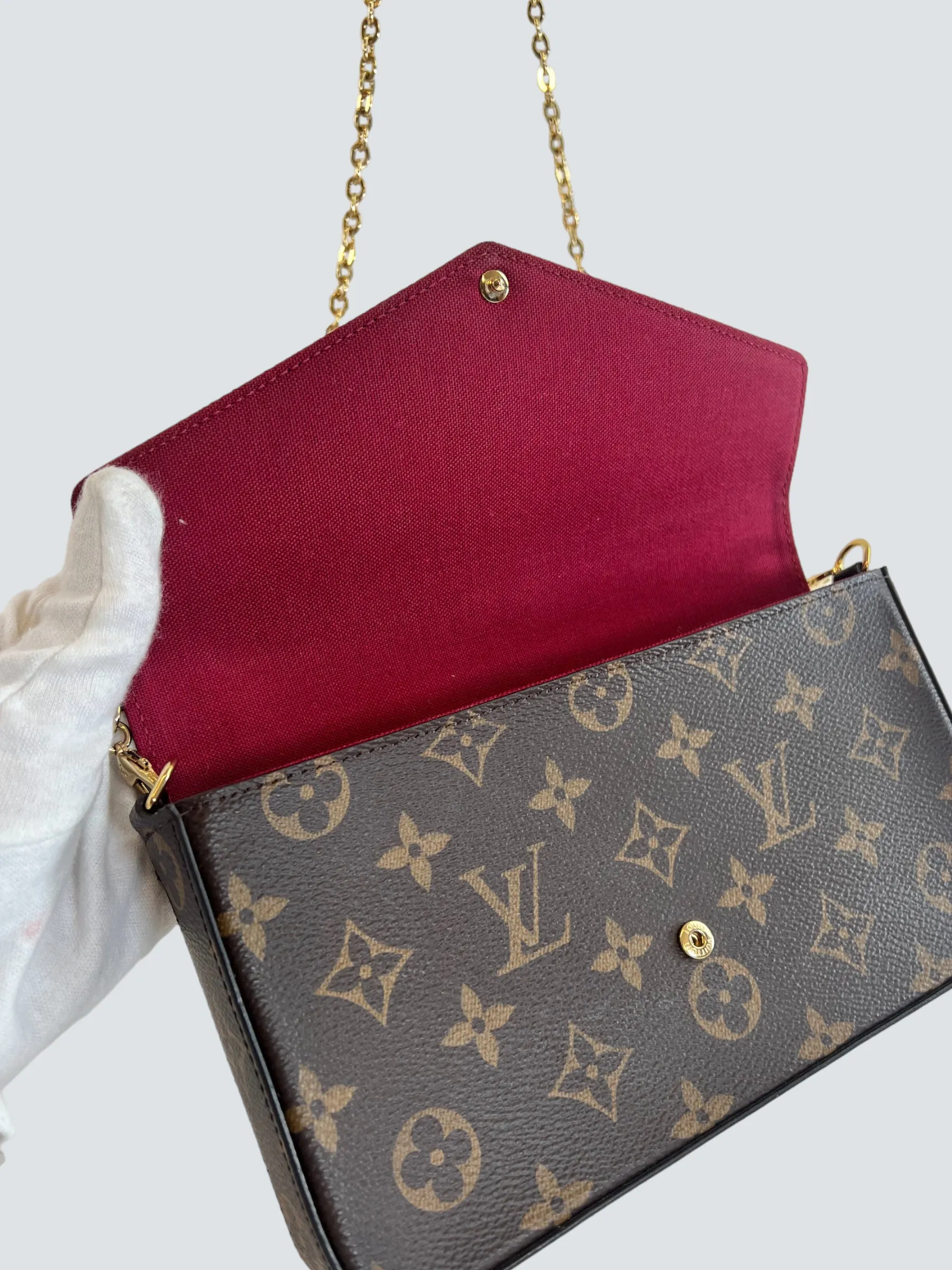 Louis Vuitton Monogram Canvas Felicie Crossbody