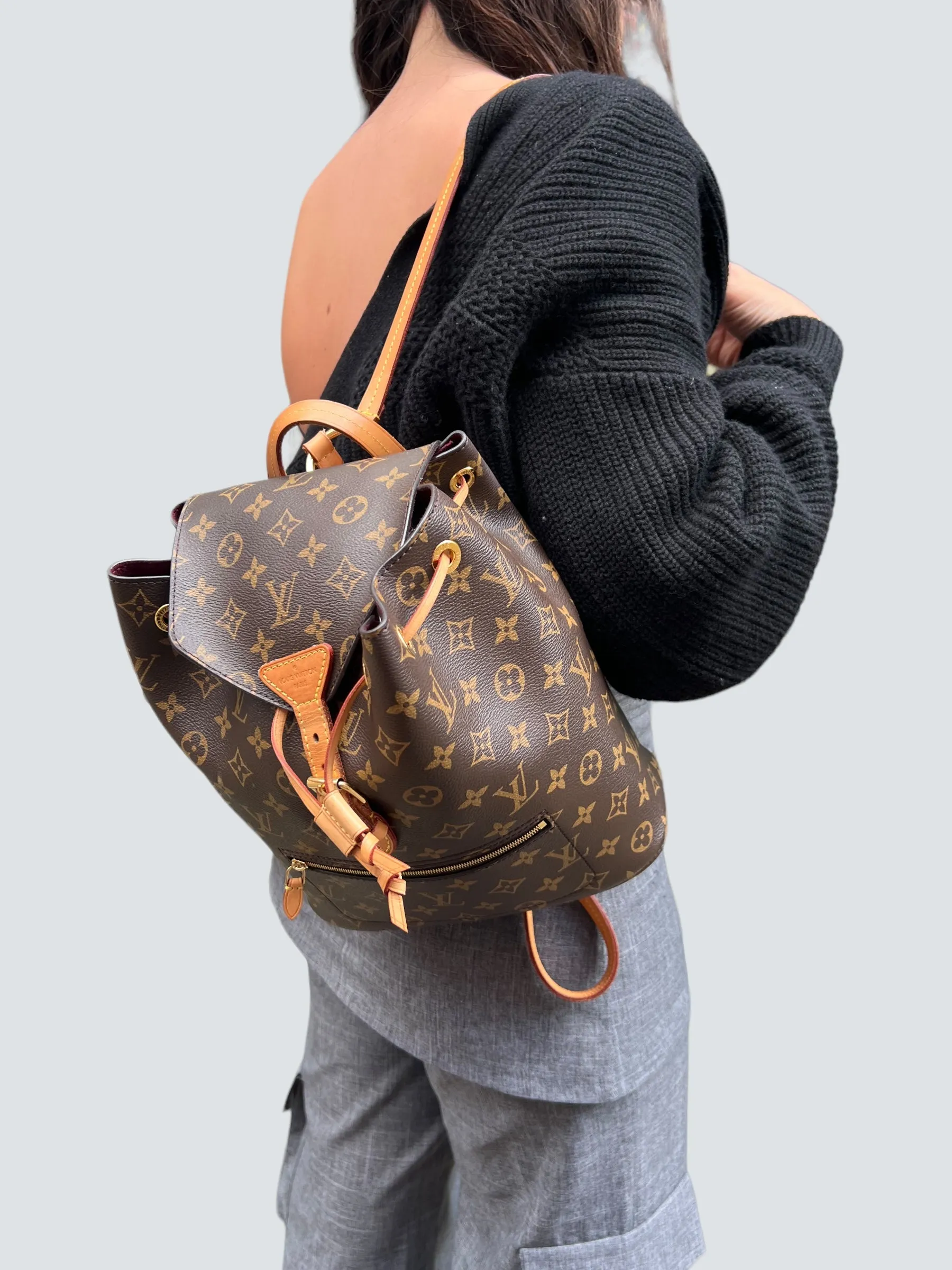 Louis Vuitton Monogram Canvas Montsouris Backpack
