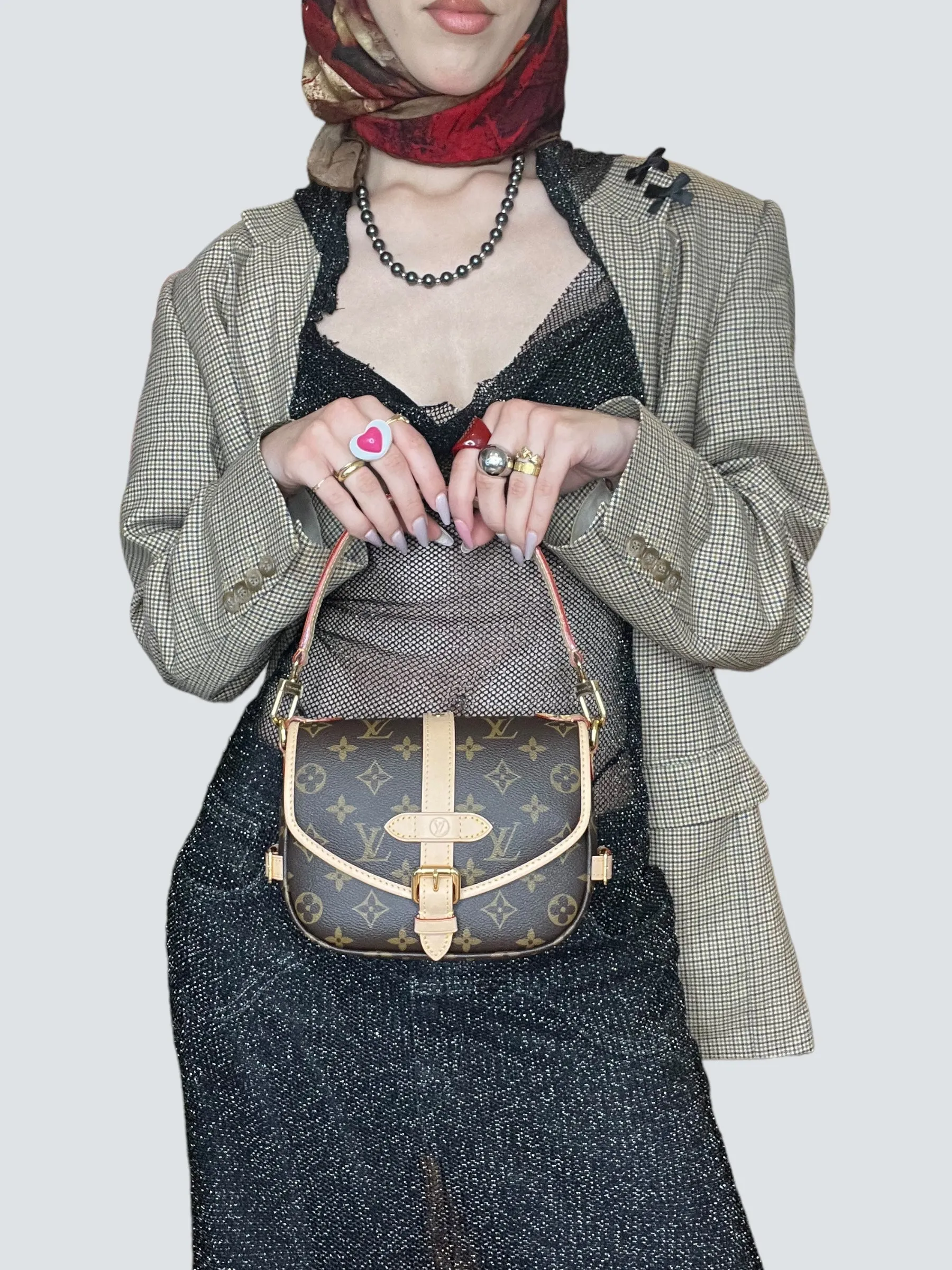 Louis Vuitton Monogram Canvas Saumur BB Crossbody