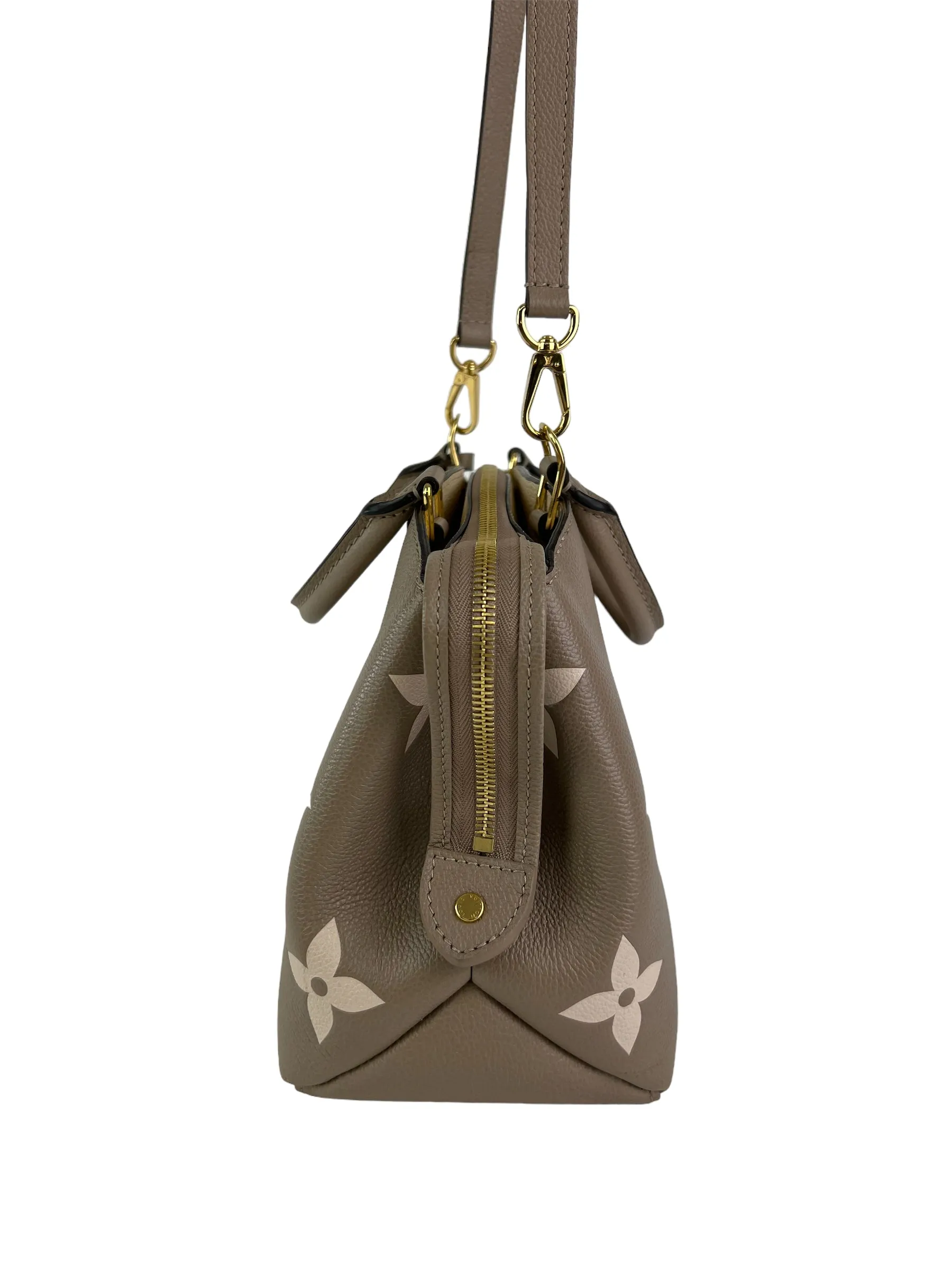 Louis Vuitton Monogram Empriente Leather Petit Palas Tote with Crossbody Strap