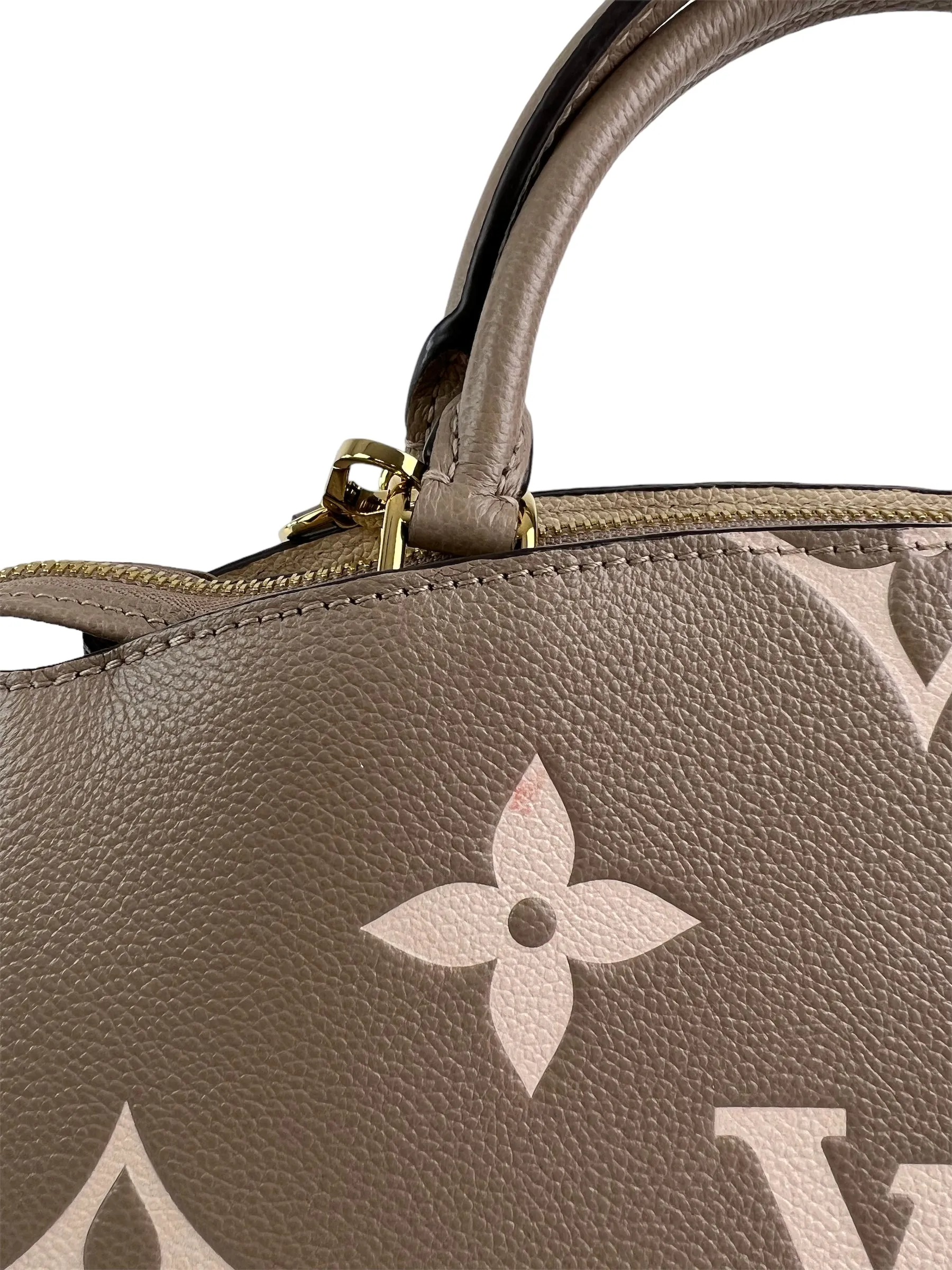 Louis Vuitton Monogram Empriente Leather Petit Palas Tote with Crossbody Strap