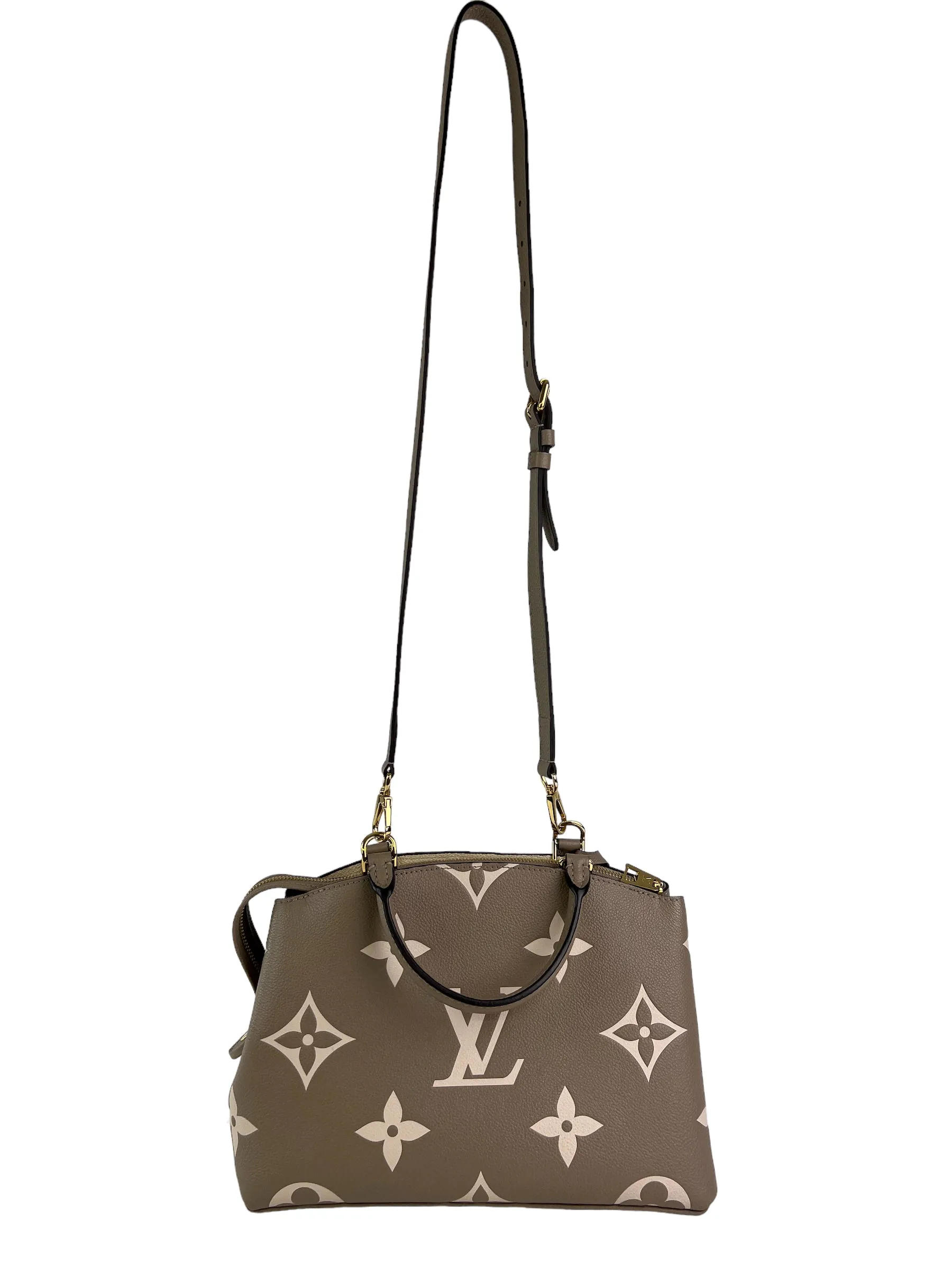 Louis Vuitton Monogram Empriente Leather Petit Palas Tote with Crossbody Strap