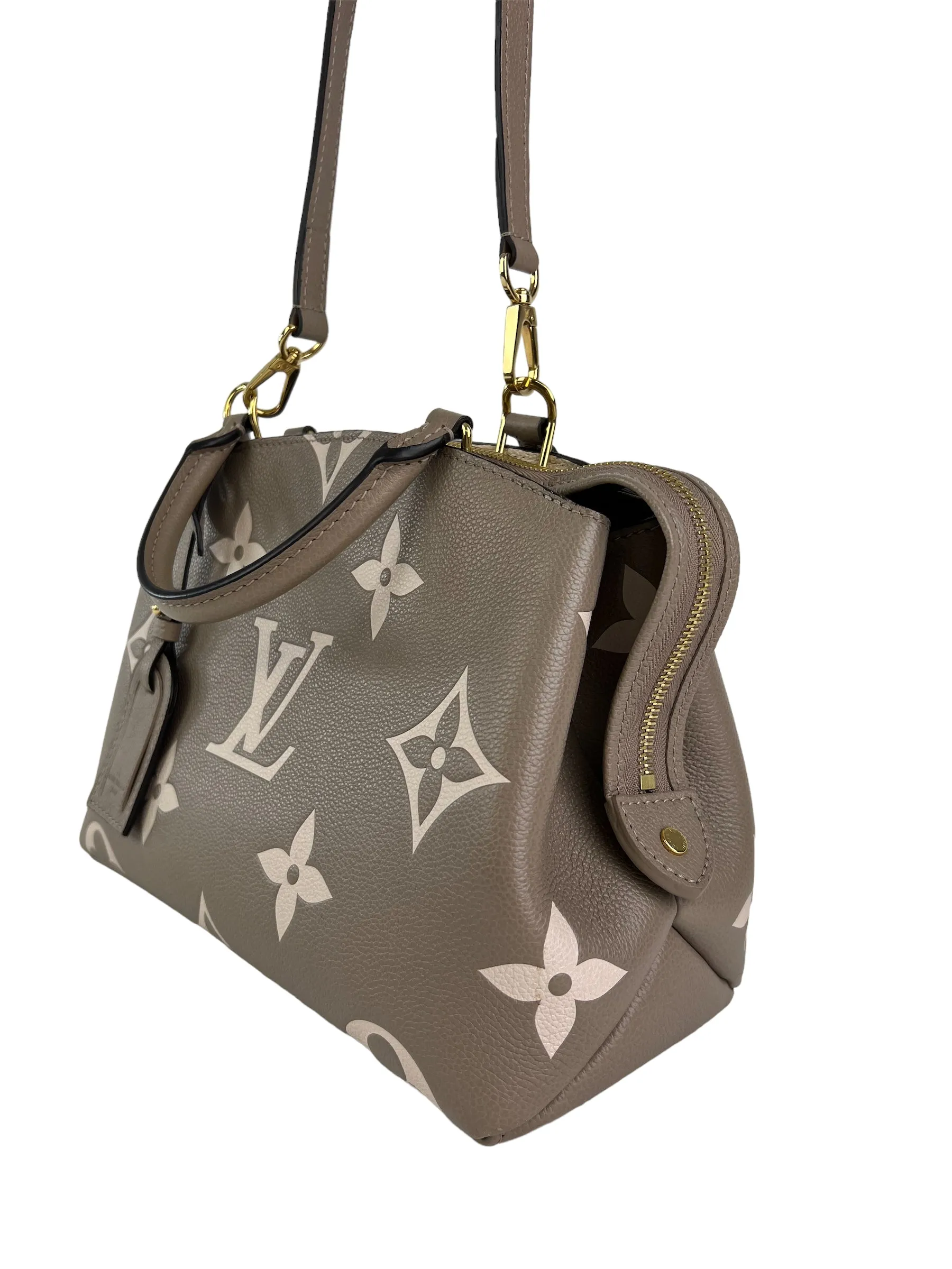 Louis Vuitton Monogram Empriente Leather Petit Palas Tote with Crossbody Strap