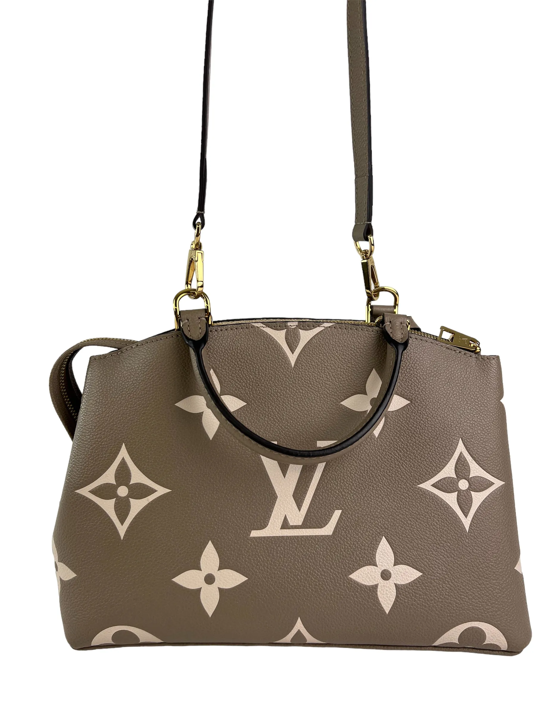 Louis Vuitton Monogram Empriente Leather Petit Palas Tote with Crossbody Strap