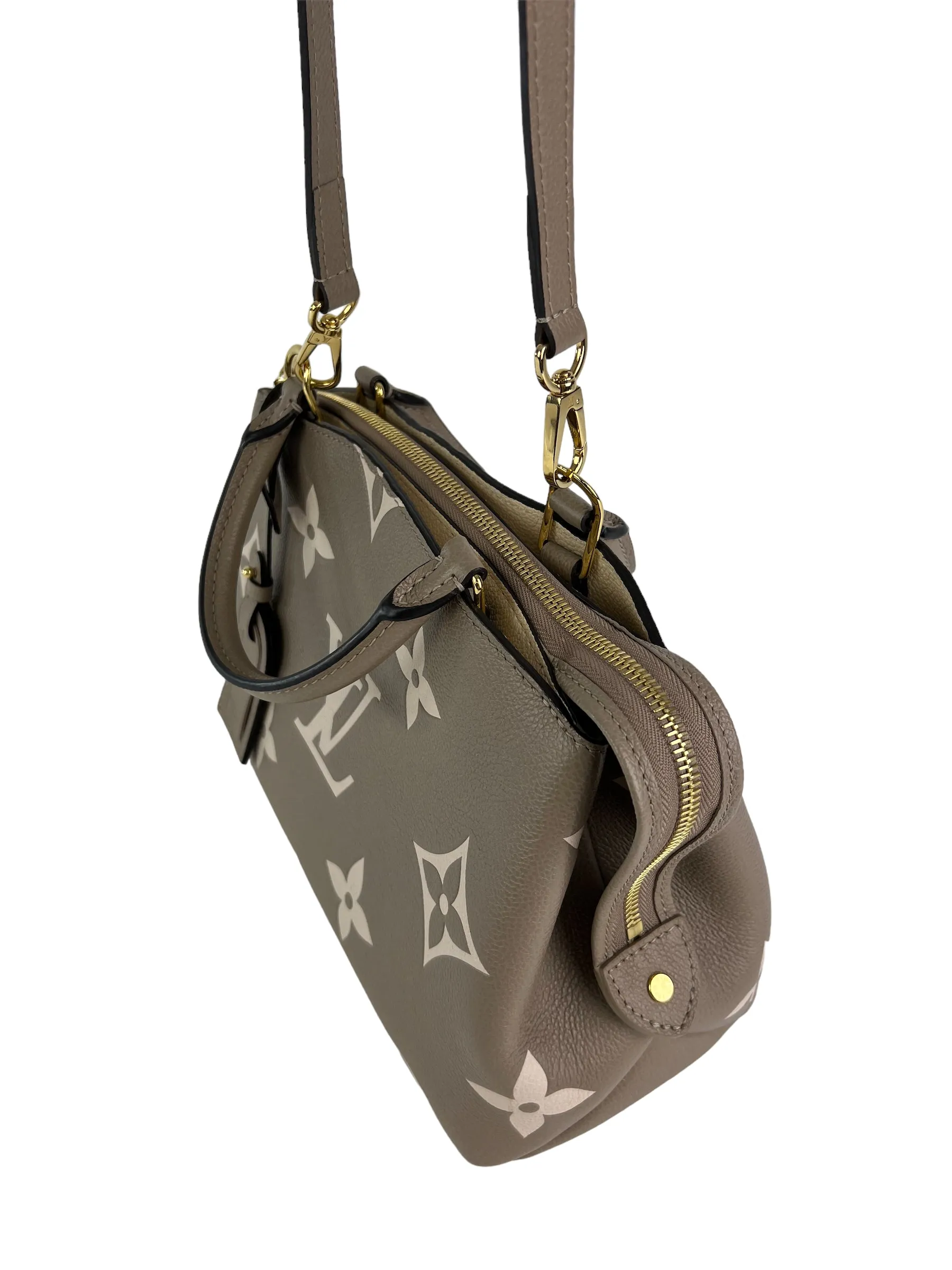 Louis Vuitton Monogram Empriente Leather Petit Palas Tote with Crossbody Strap