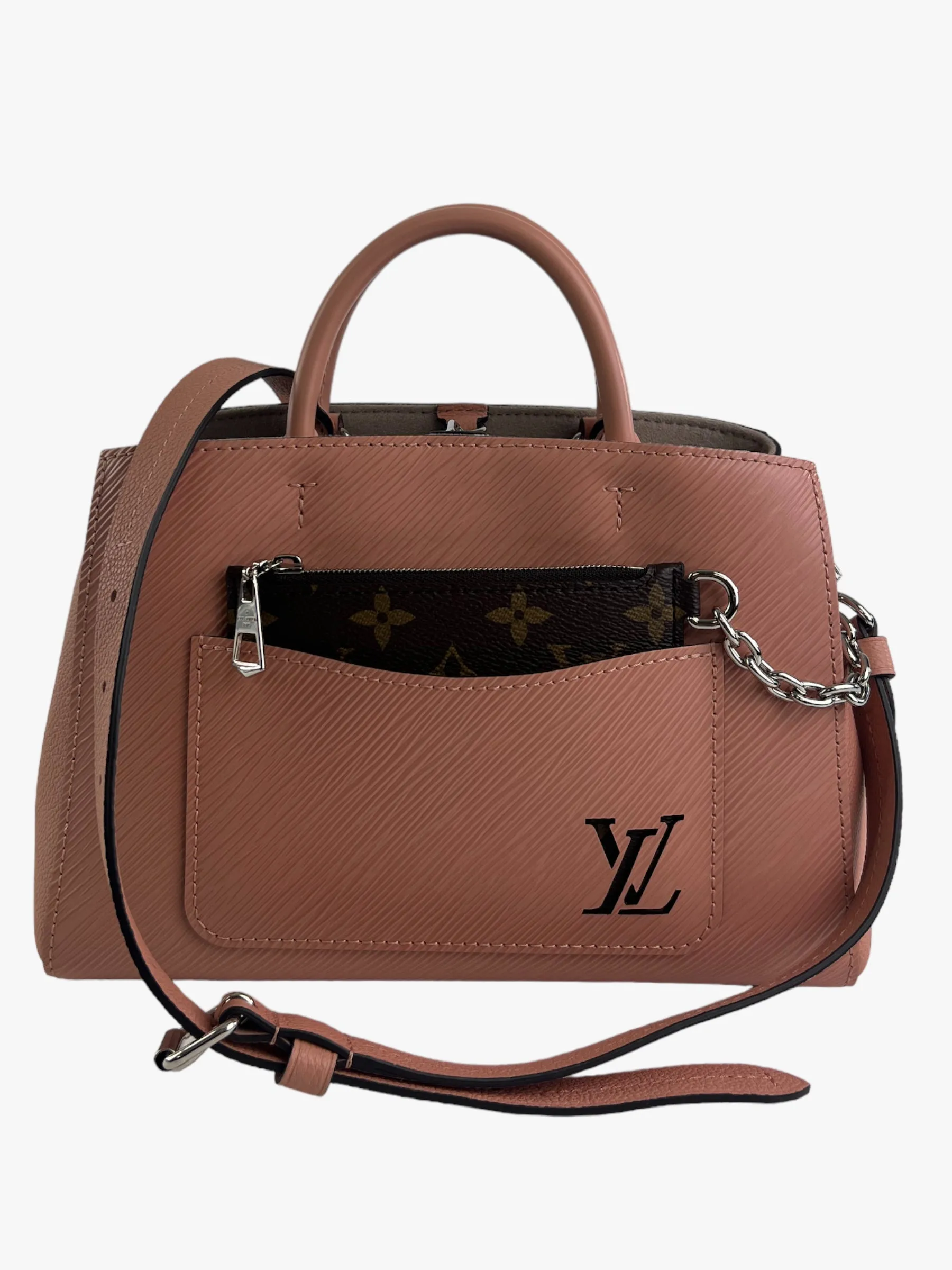 Louis Vuitton Rose Trianon Epi Leather Marelle BB Tote