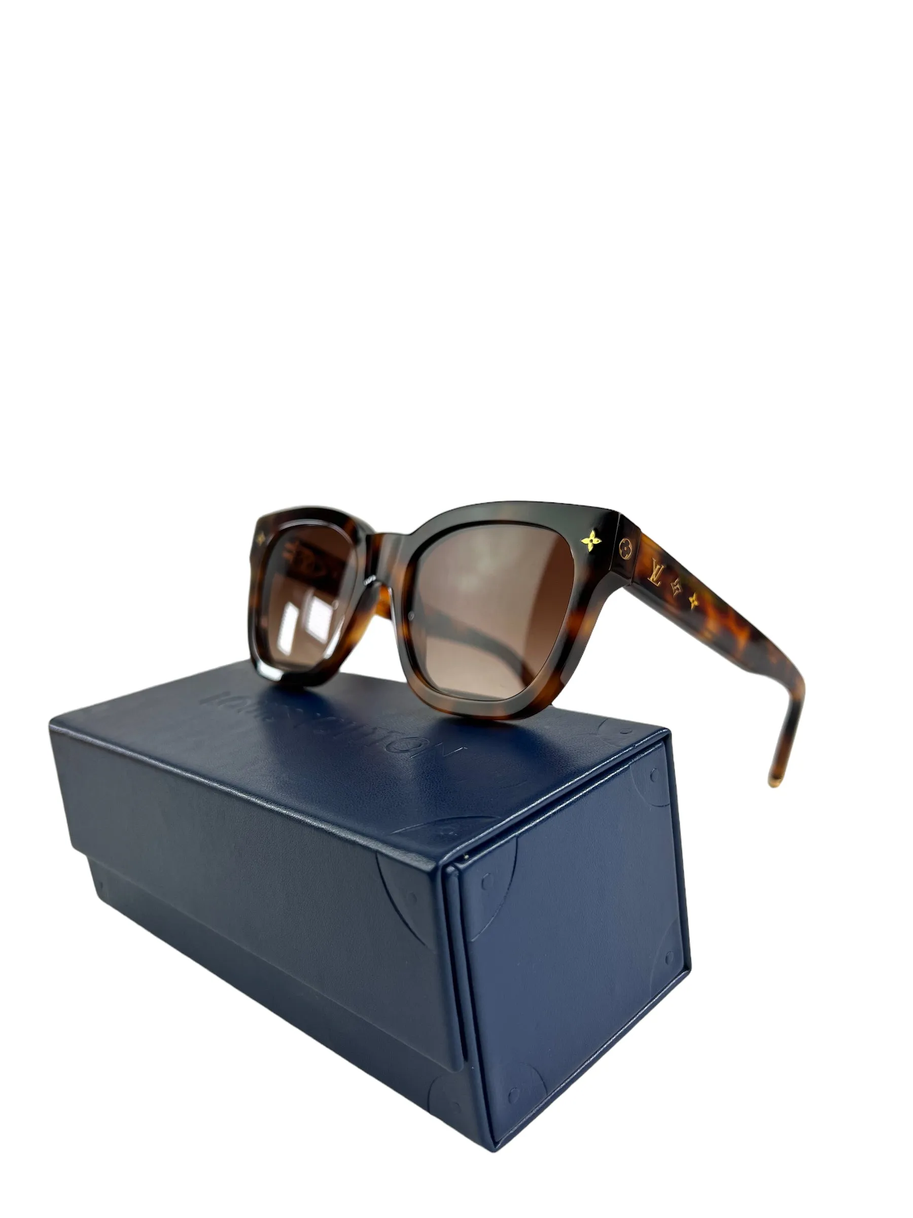 Louis Vuitton Tortoise Shell My Monogram Square Sunglasses