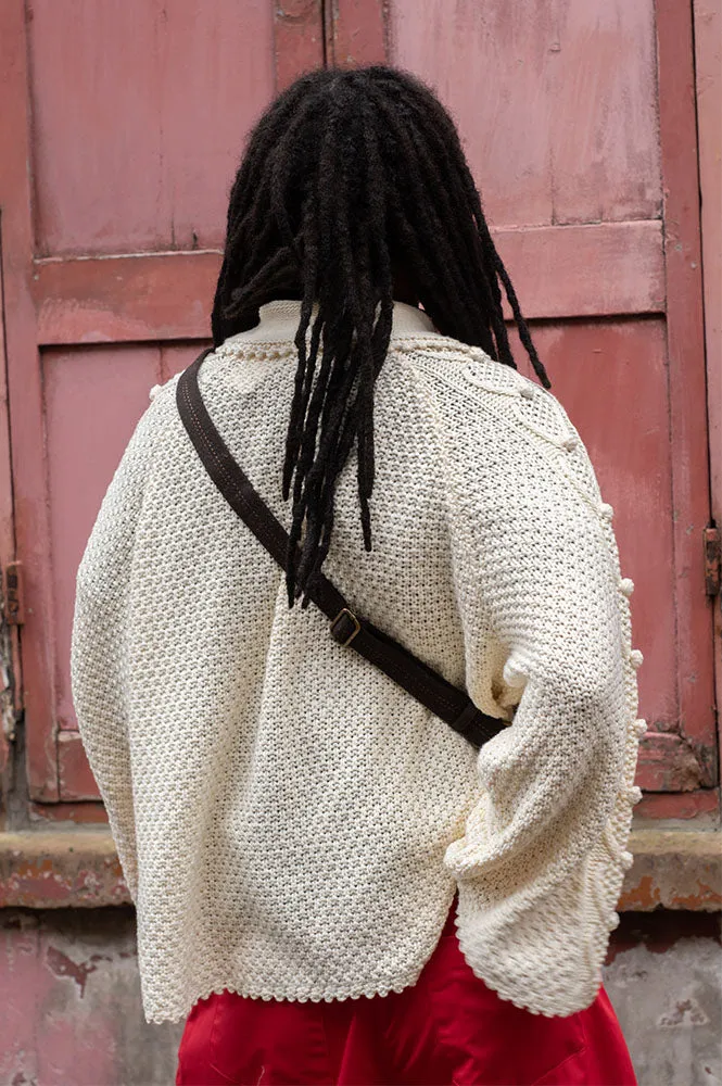 Louise Misha Khellane Cream Cardigan