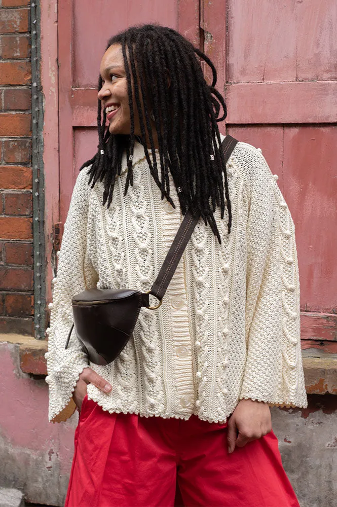 Louise Misha Khellane Cream Cardigan