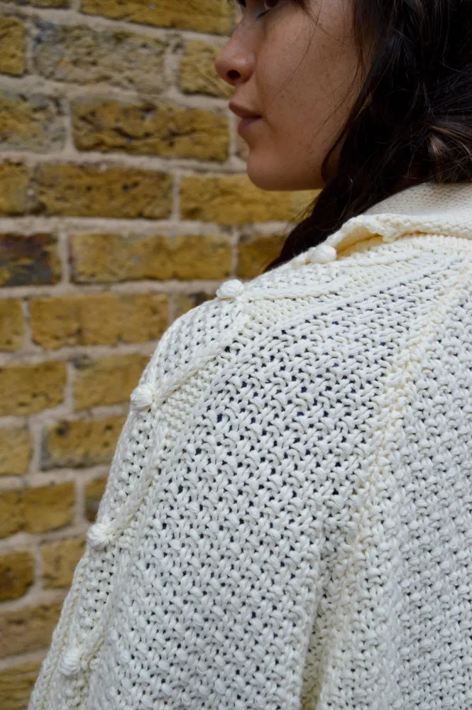 Louise Misha Khellane Cream Cardigan