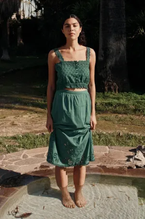 Louise Misha Kivi Tuscan Green Top