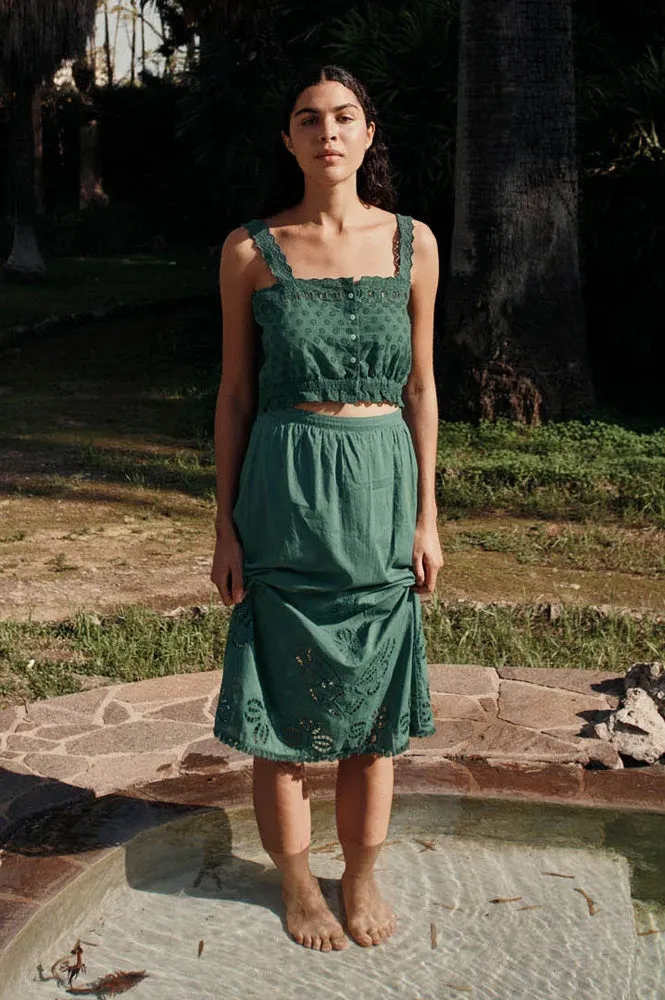Louise Misha Kivi Tuscan Green Top