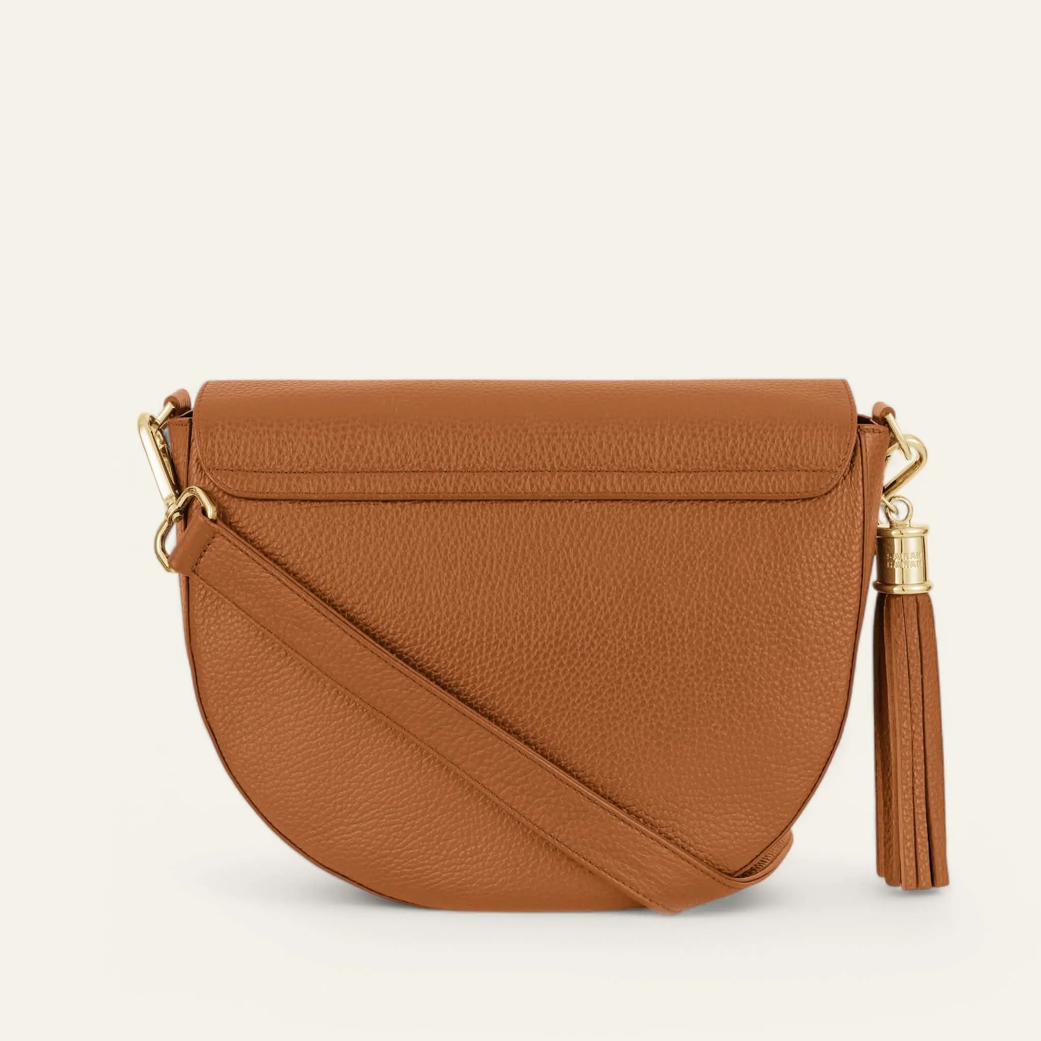 Luna Satchel | Tan with Gold hardware
