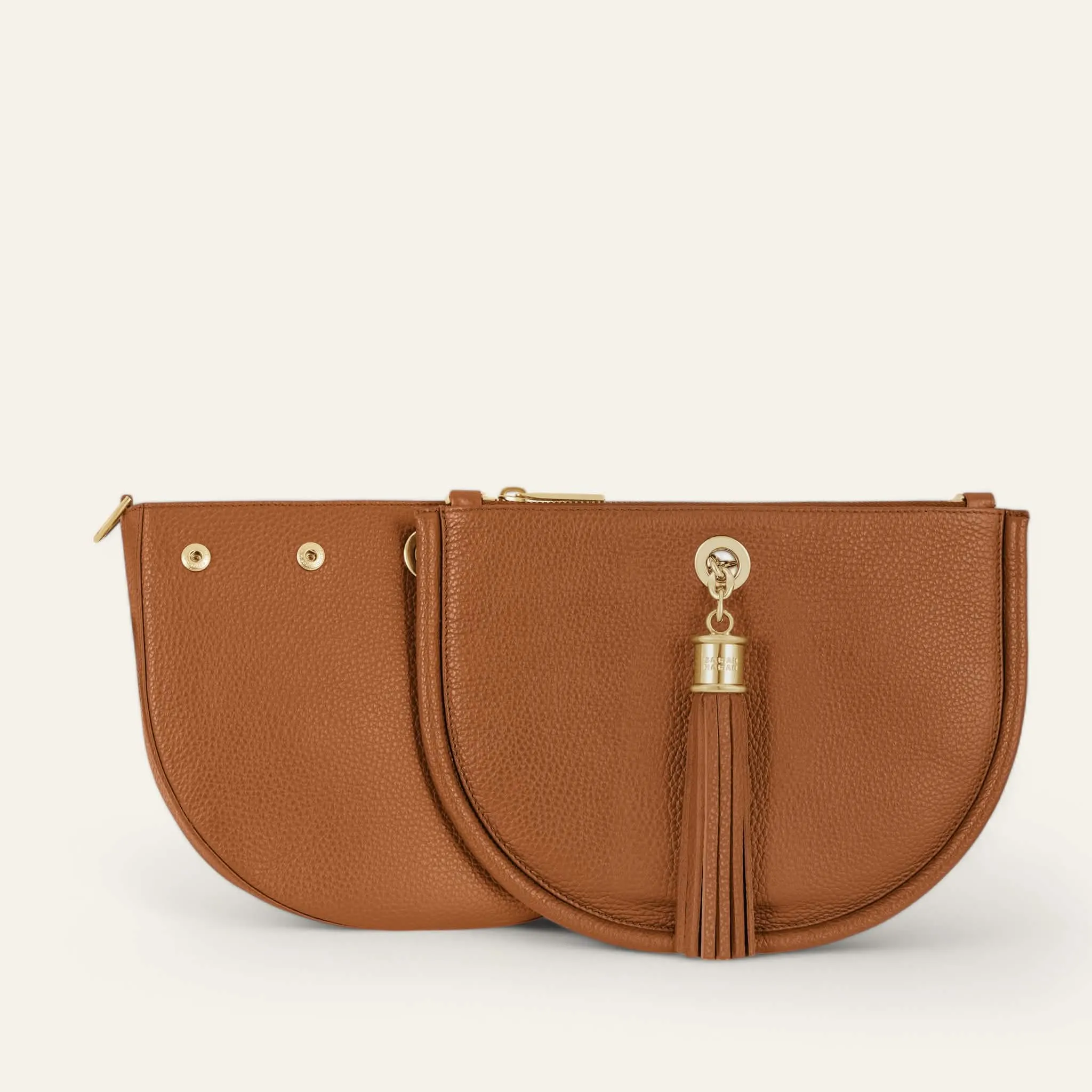 Luna Satchel | Tan with Gold hardware