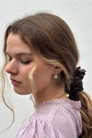 Lunar Pearl Chubby Hoops