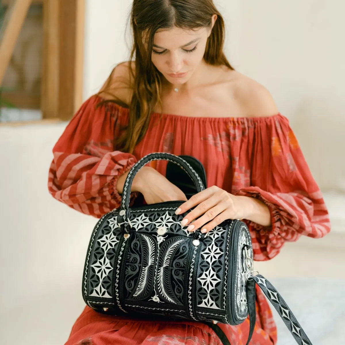Malika Barrel Bag