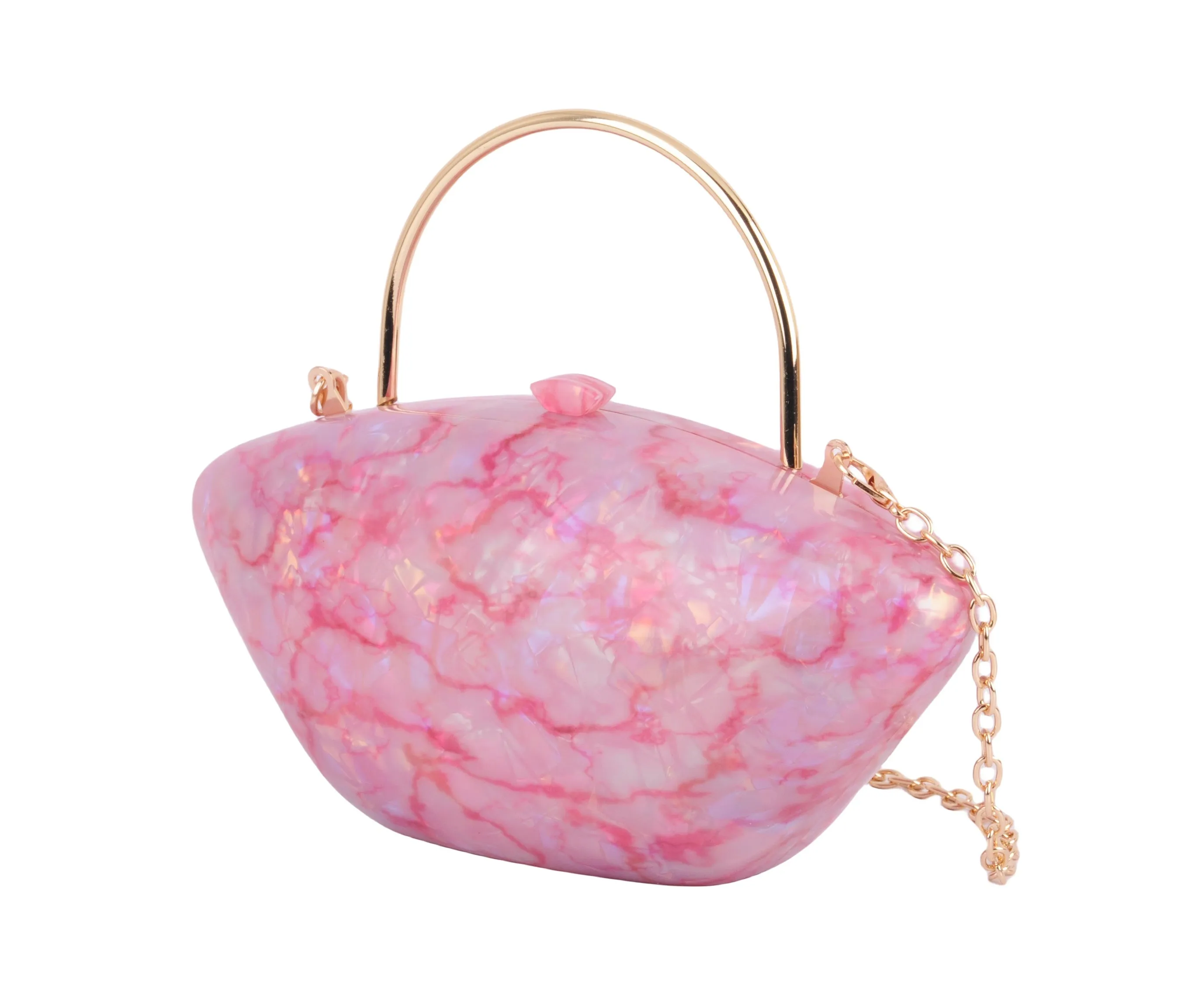 Marbled Acrylic Bag