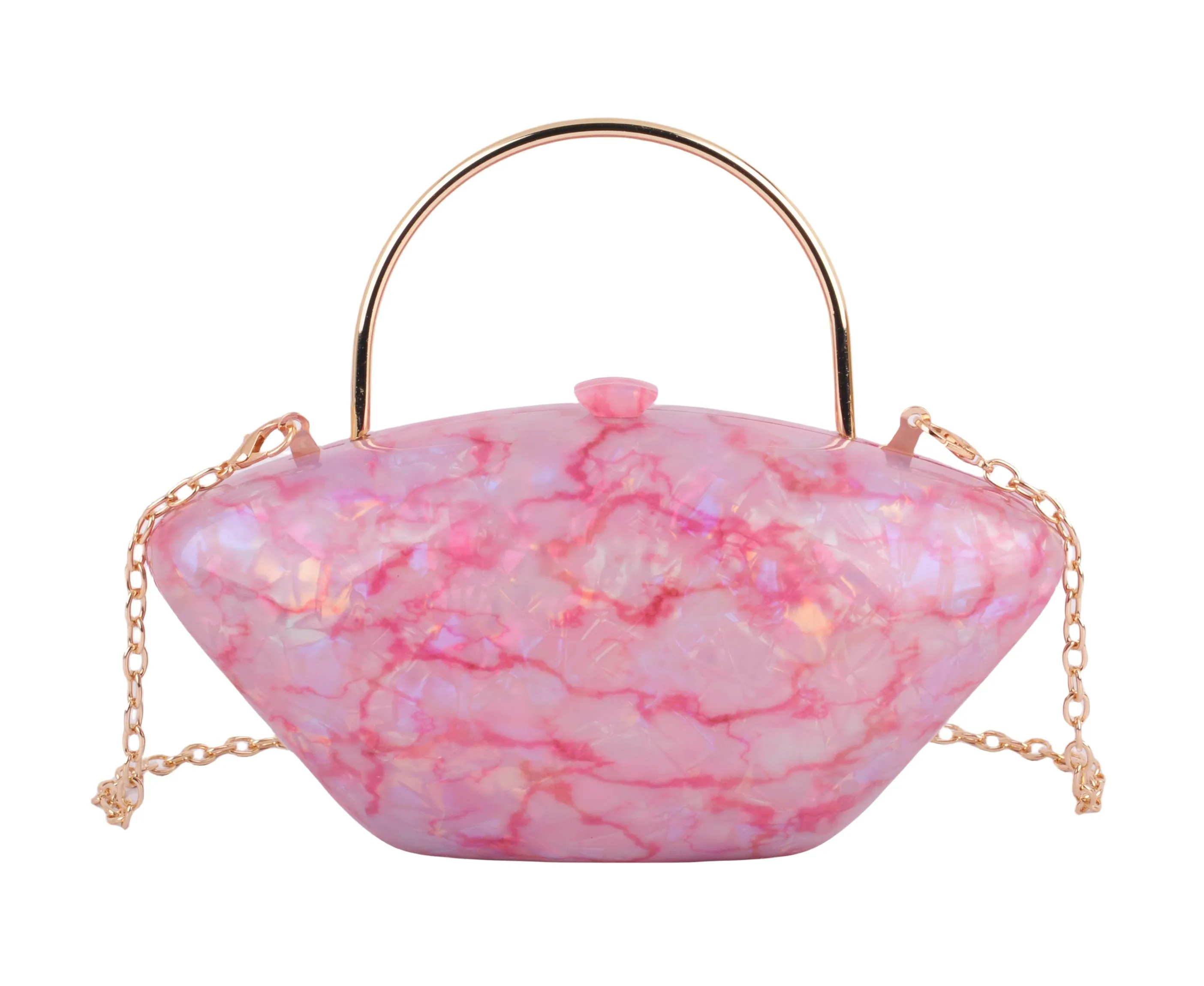 Marbled Acrylic Bag