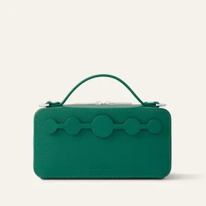 Marie Handbag | Evergreen with Silver hardware