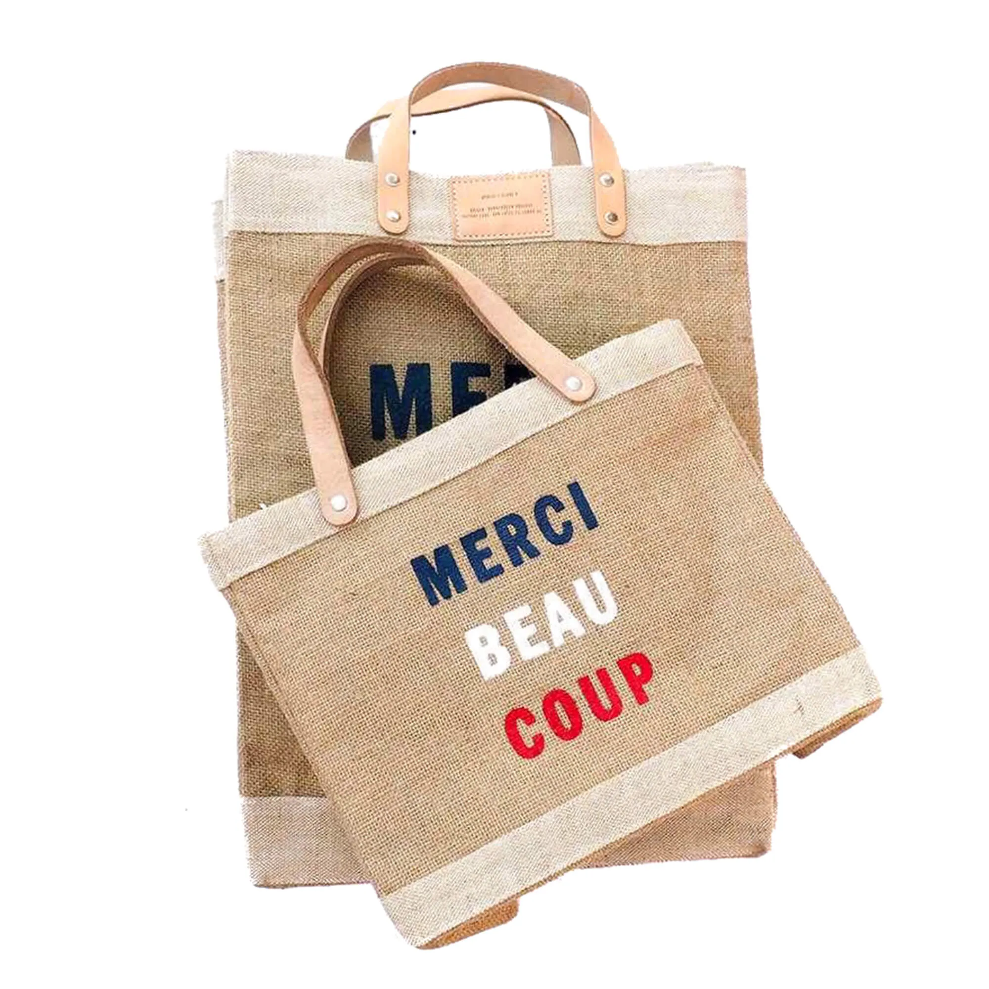 Market Bag in Natural for Clare V. Merci Beau Coup