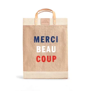 Market Bag in Natural for Clare V. Merci Beau Coup