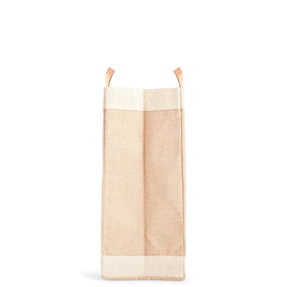 Market Bag in Natural Peony by Amy Logsdon