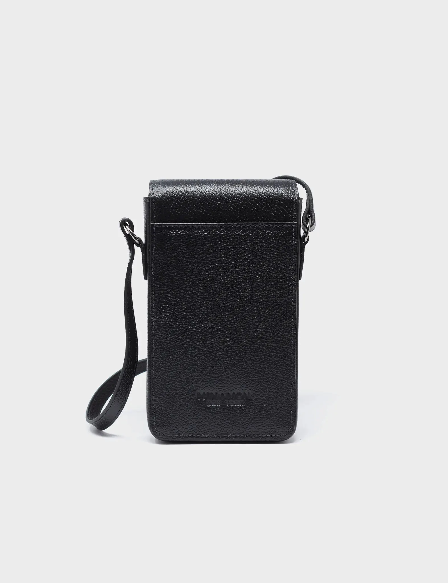 Max Black Cellphone Crossbody Pouch - Tiger and Snake Embroidery